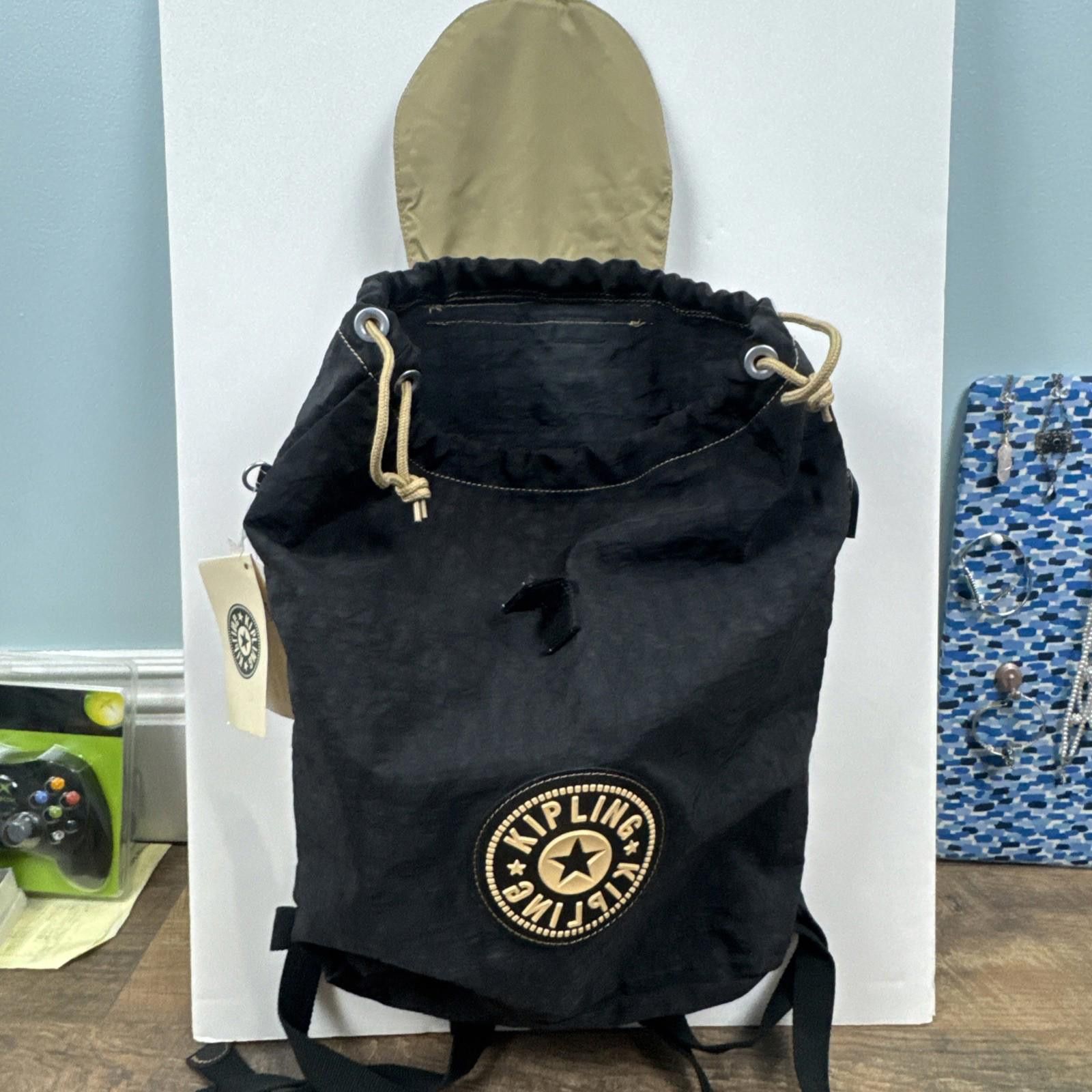 Other Kipling Backpack Draw String And Waist Strap Black . Logo Size ONE SIZE - 11 Thumbnail