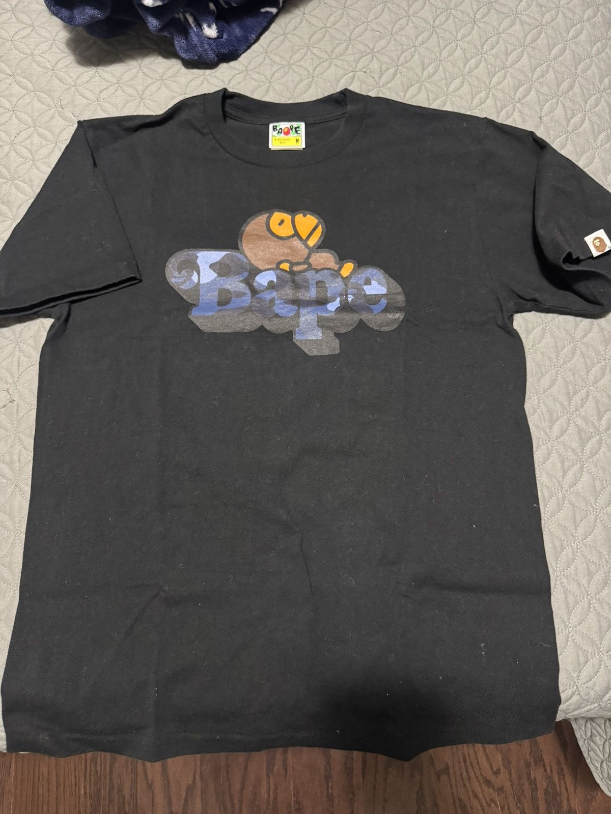 Bape Bape Blue Camo ABC Tee Size US M / EU 48-50 / 2 - 1 Thumbnail