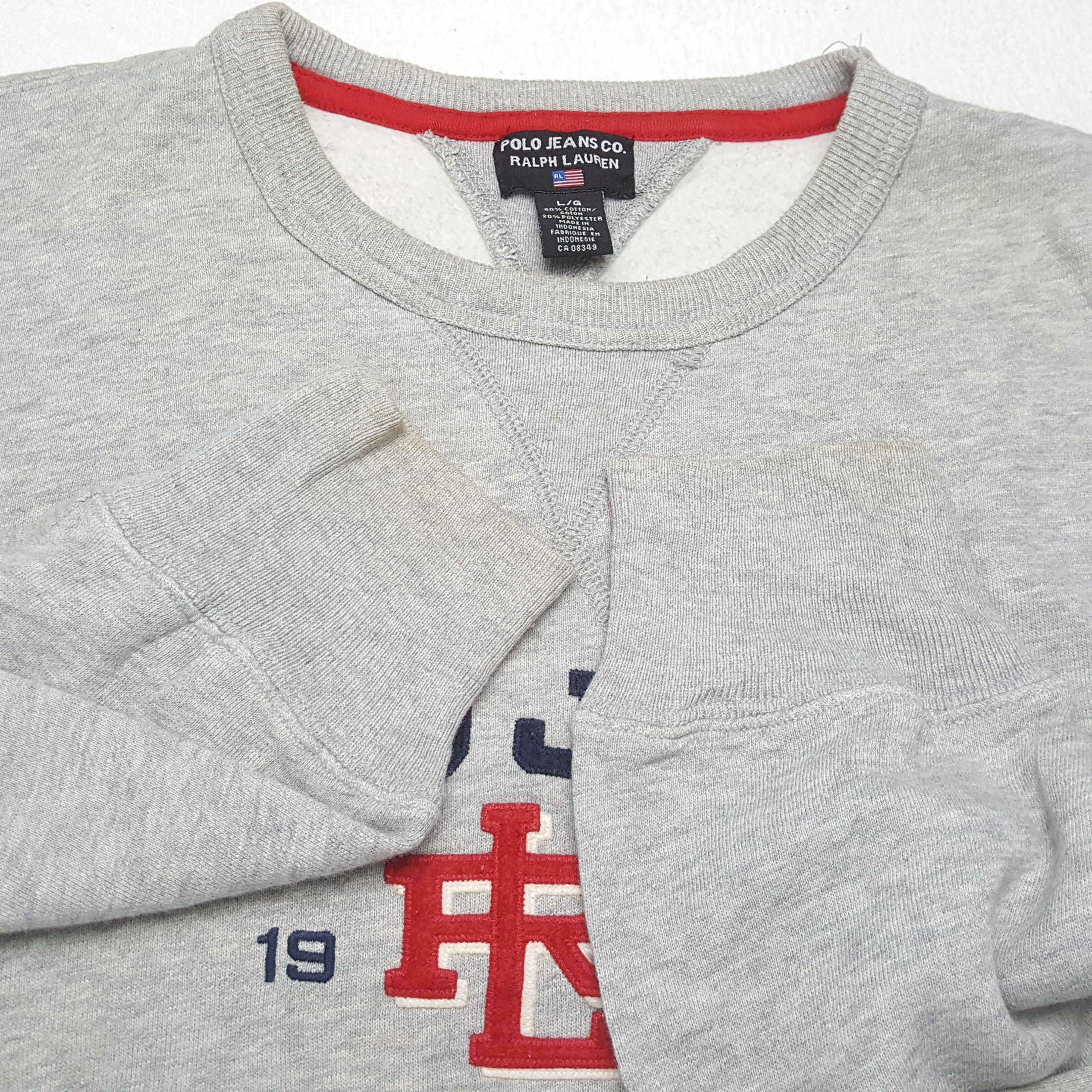Polo Ralph Lauren × Vintage POLO JEAN by RALPH LAUREN Fashion Brand Sweatshirt Size US XL / EU 56 / 4 - 8 Thumbnail