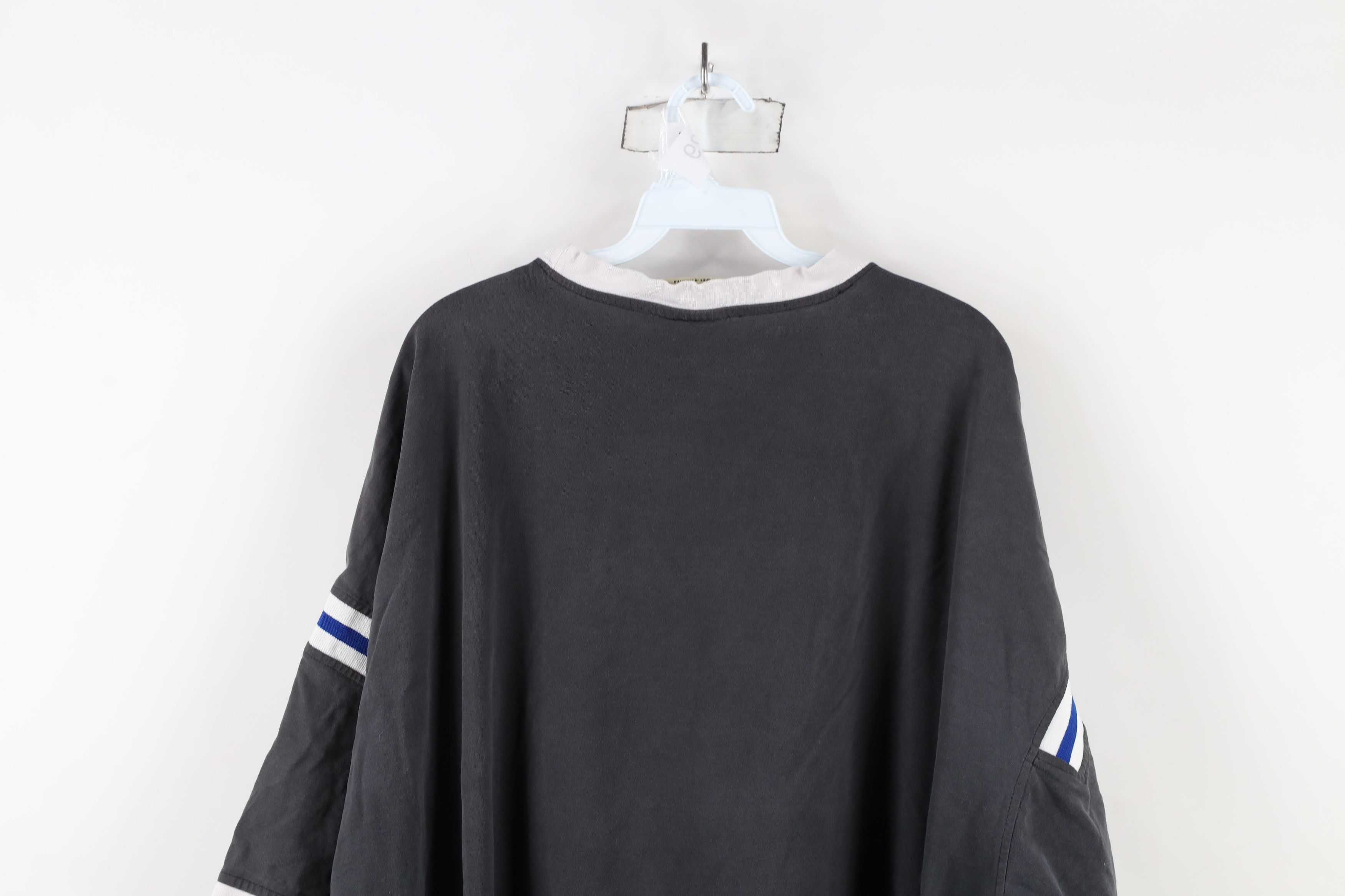 Russell Athletic × Vintage Vintage 90s Russell Athletic Striped Football Jersey T-Shirt Size US XXL / EU 58 / 5 - 14 Thumbnail