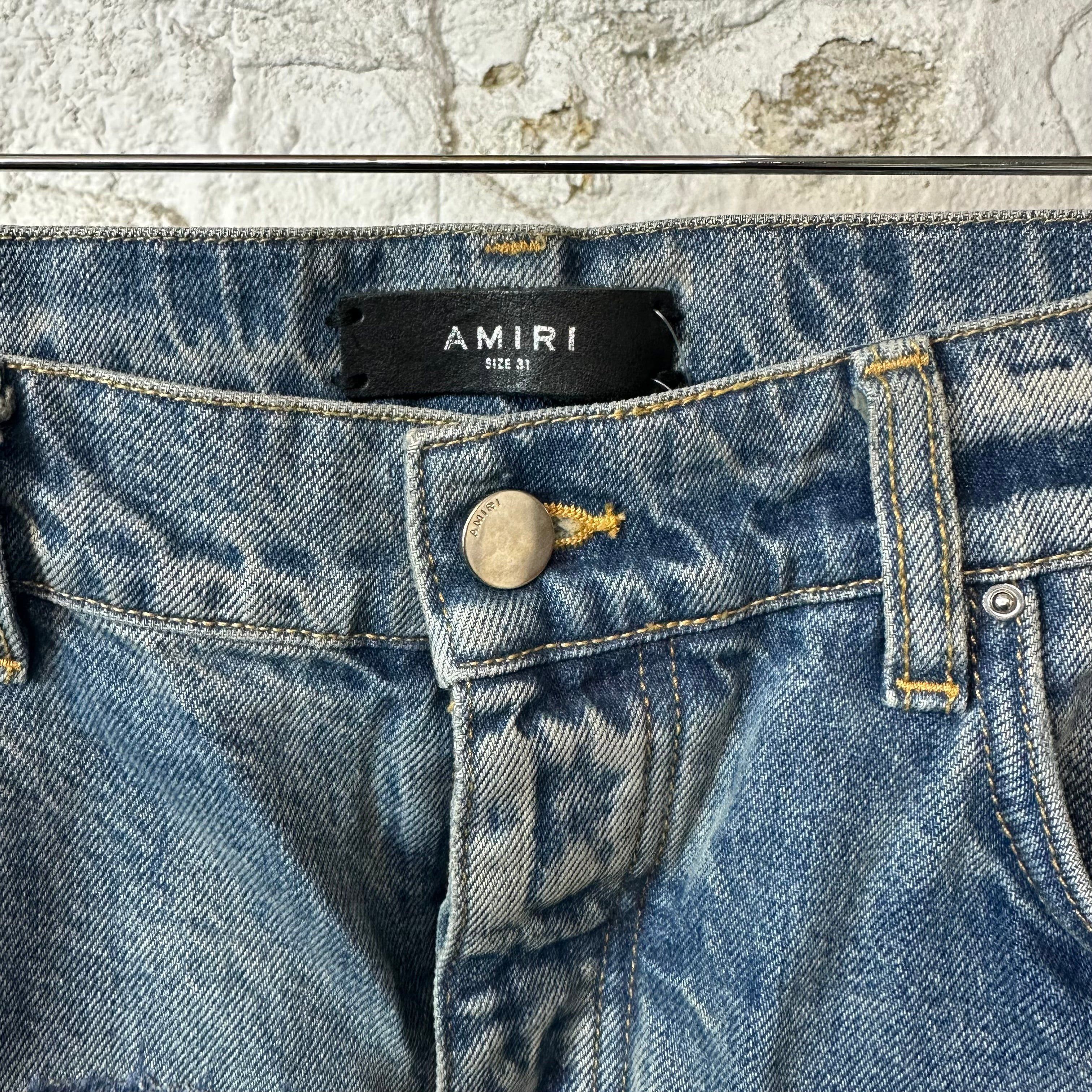 Amiri Amiri Jeans Patchwork Bandana Sz 31 Size US 31 - 3 Thumbnail