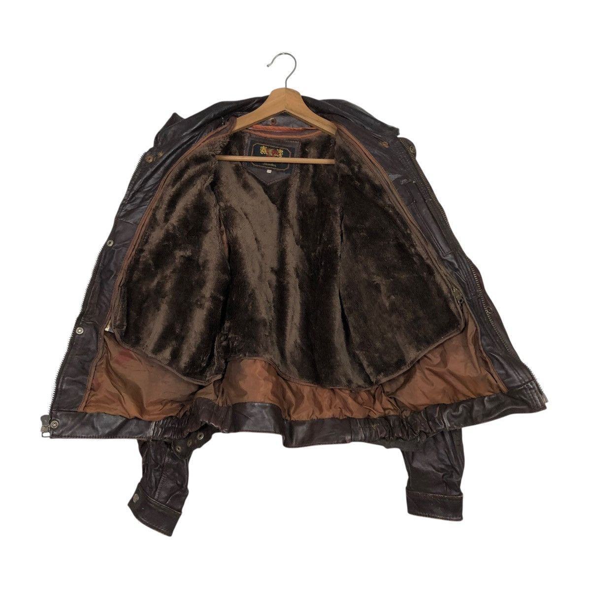 Vintage 🔥VINTAGE BIKER LEATHER JACKET CAMPRI BLANKET ISSEY MIYAKE Size US M / EU 48-50 / 2 - 17 Thumbnail