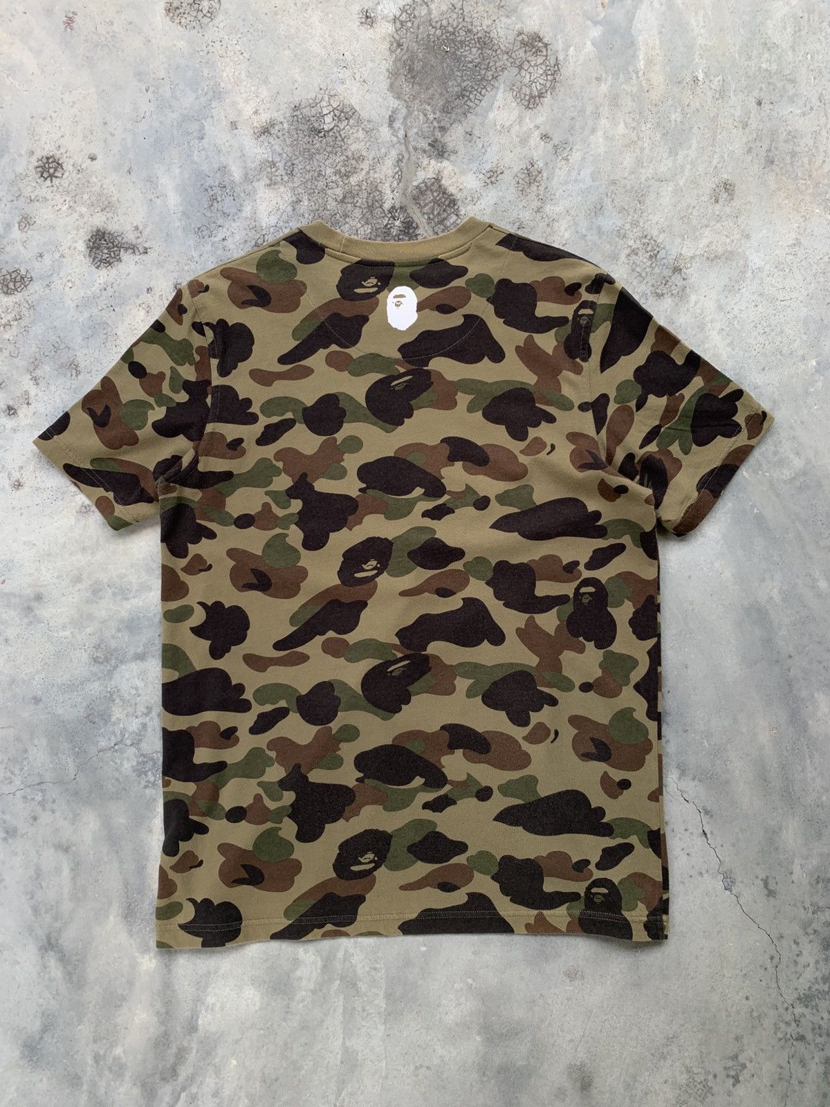Adidas × Bape Bape X Adidas Camo Big Logo Tshirt Size US M / EU 48-50 / 2 - 2 Thumbnail
