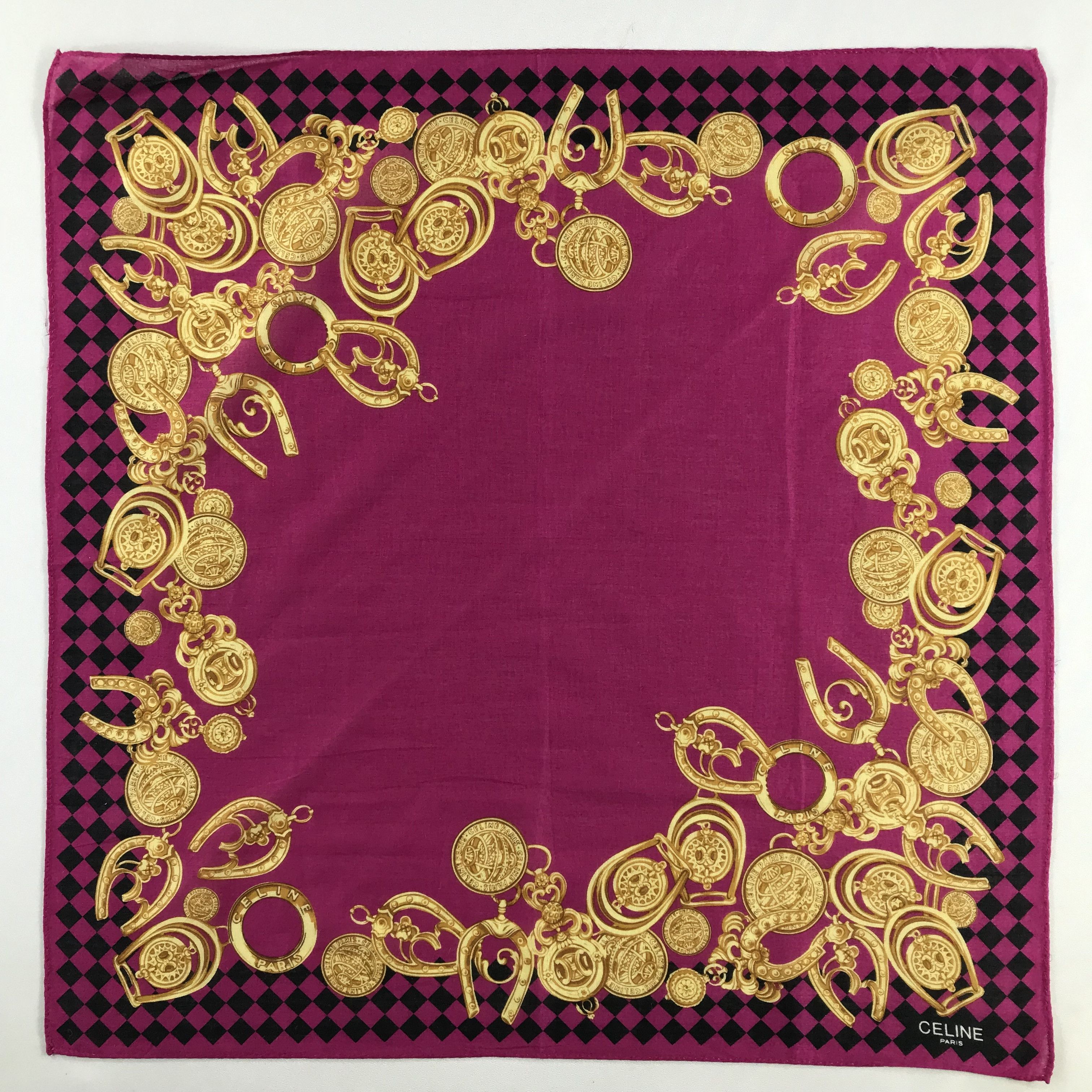 Celine Celine Handkerchief / Bandana / Neckerchief C723 Size ONE SIZE - 3 Thumbnail