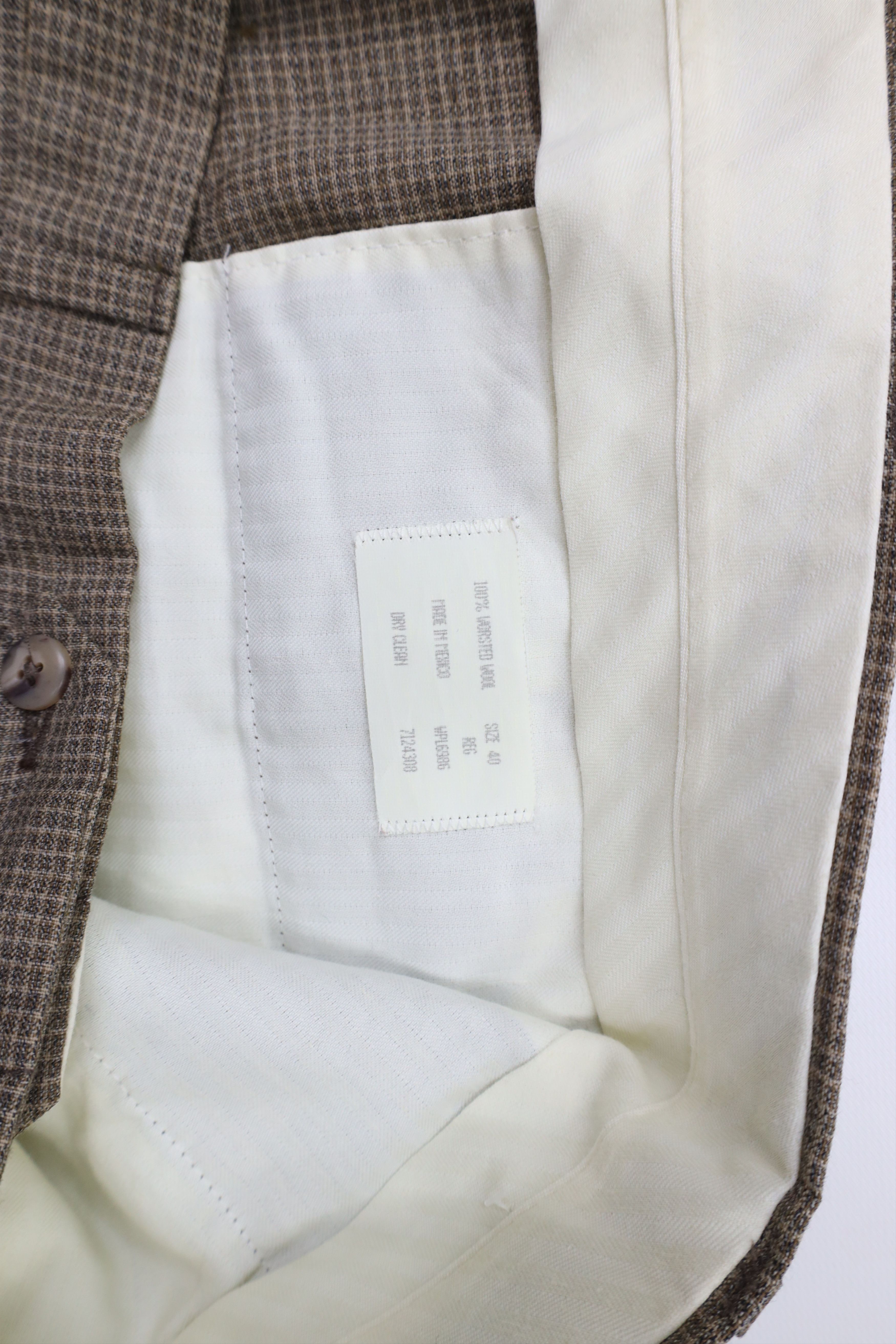 Vintage Vintage 90s Streetwear Pleated Wide Leg Chino Pants Beige Size US 40 / EU 56 - 7 Thumbnail