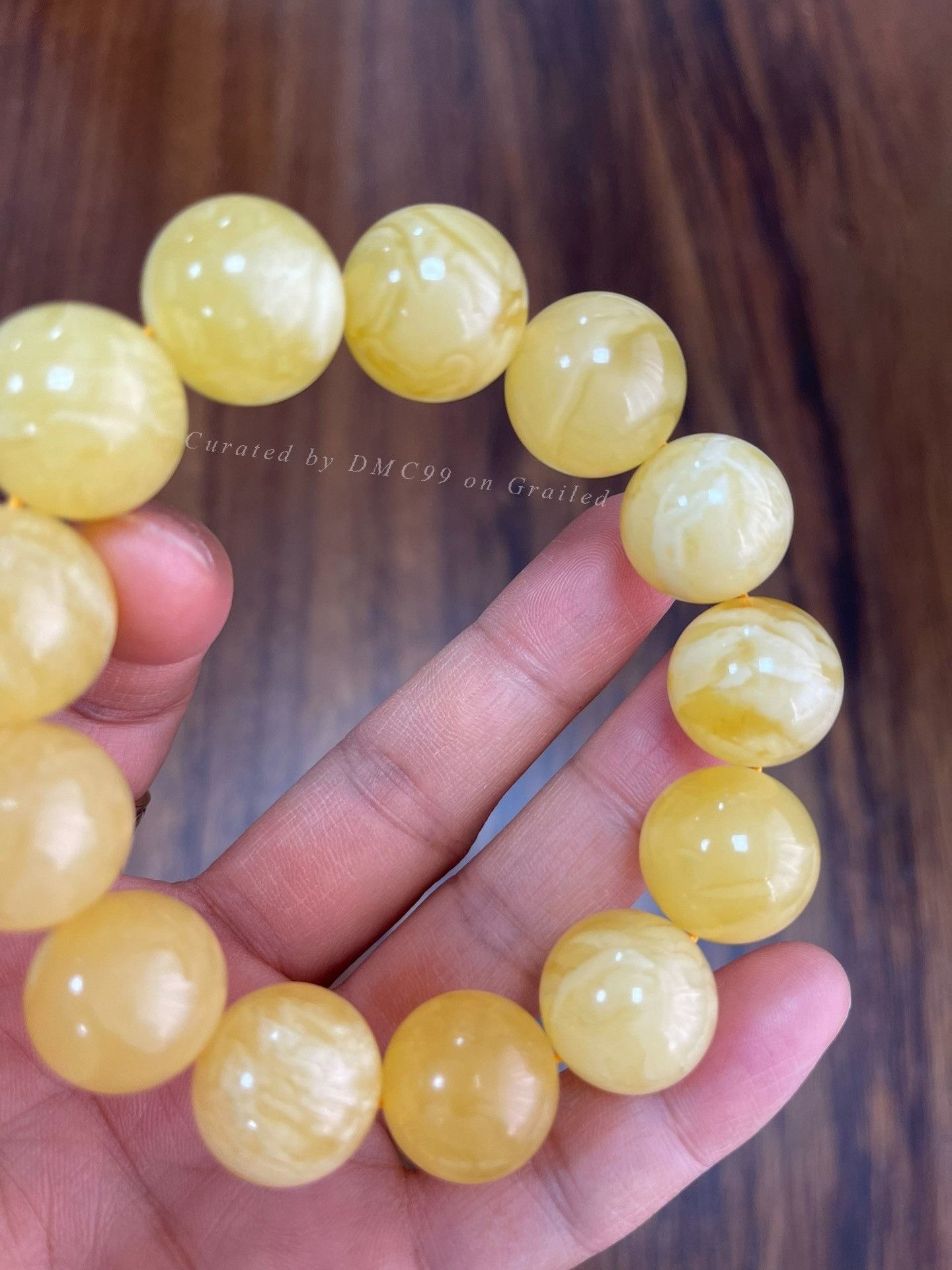 Other Russian Amber Big Bead Bracelet Size ONE SIZE - 1 Thumbnail