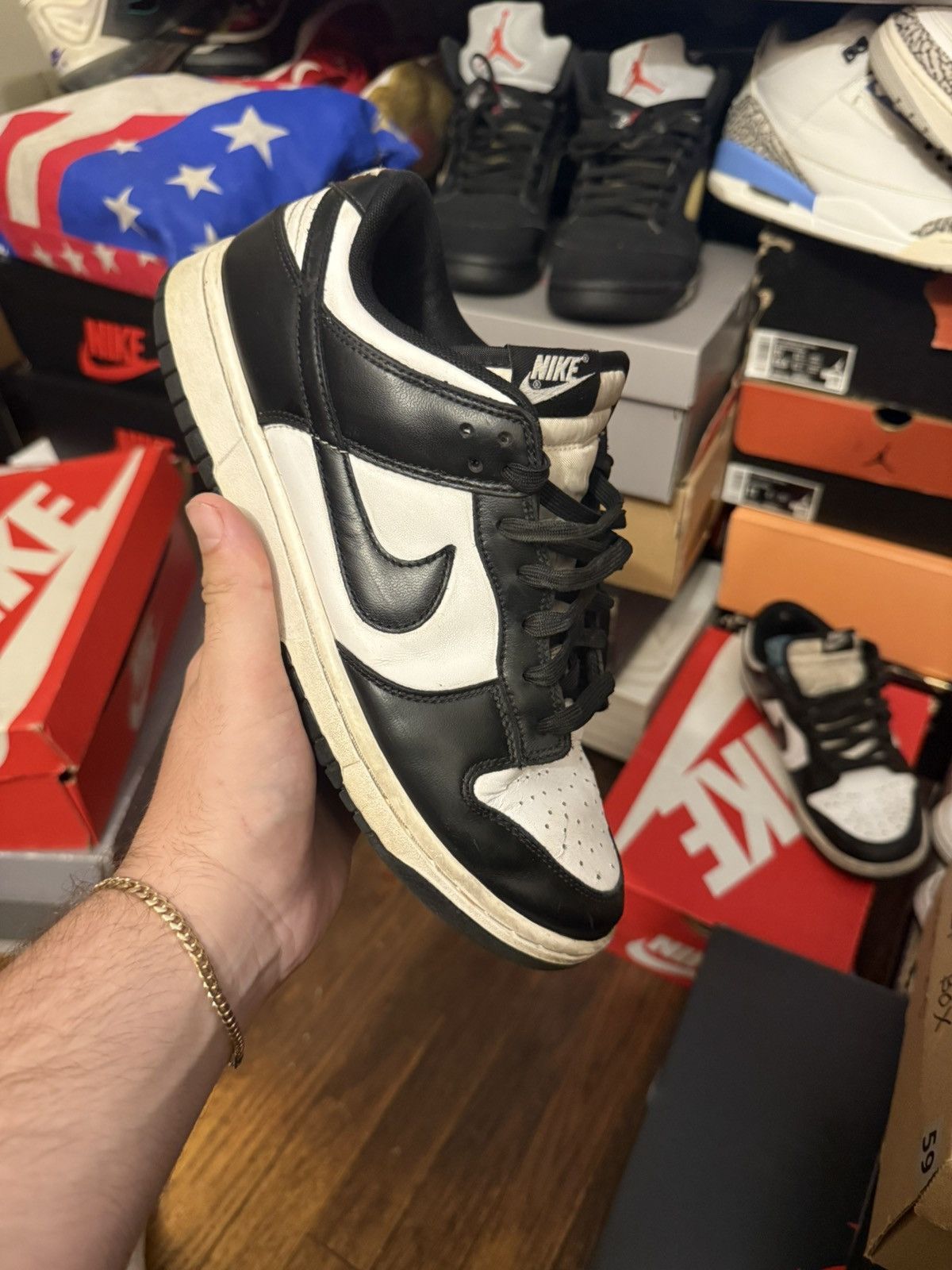Nike Panda dunk low size 9 cooked Size US 9 / EU 42 - 1 Thumbnail