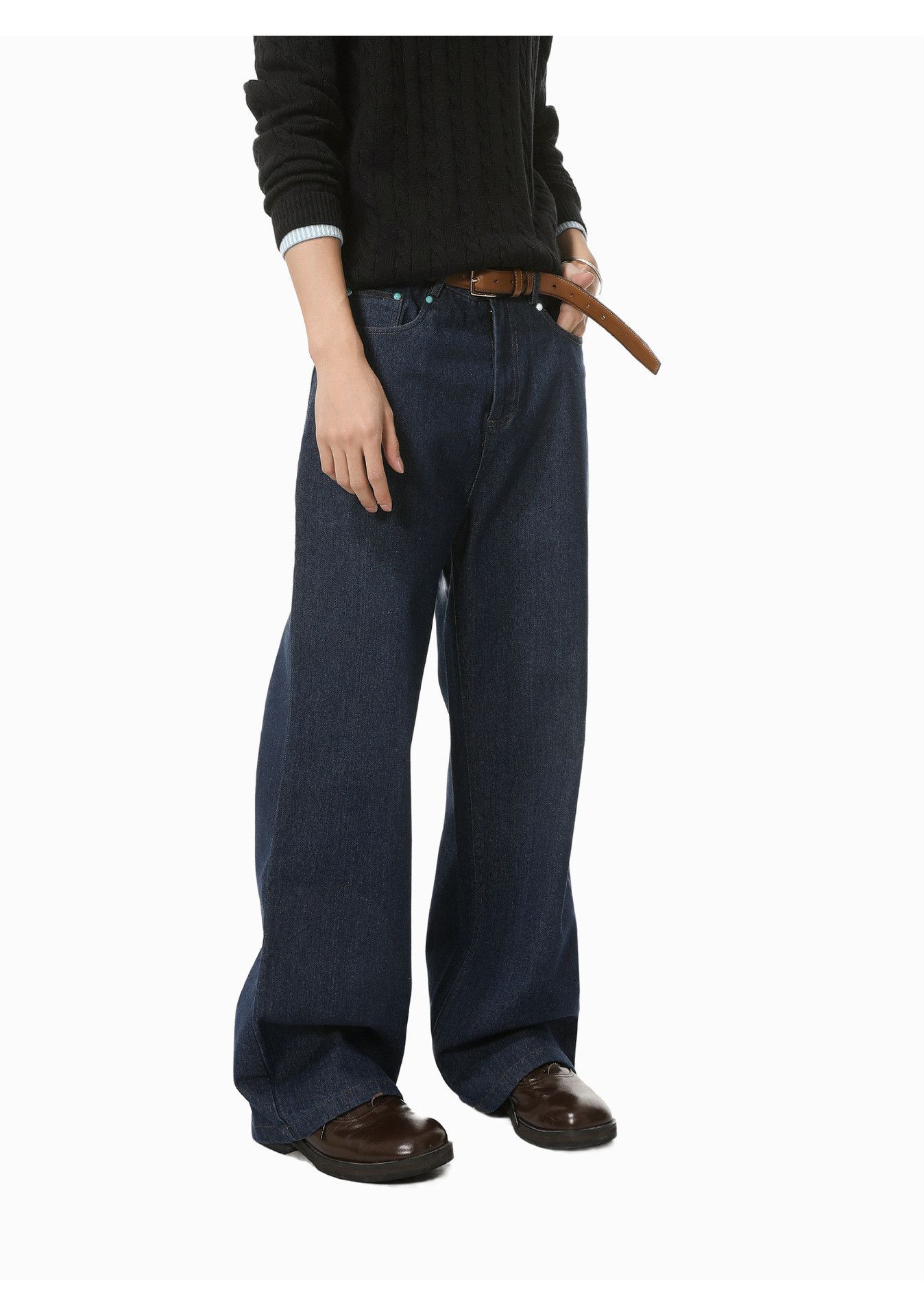 Japanese Brand Men's Japanese Retro Loose Casual Wide-Leg Jeans Size US 32 / EU 48 - 3 Thumbnail