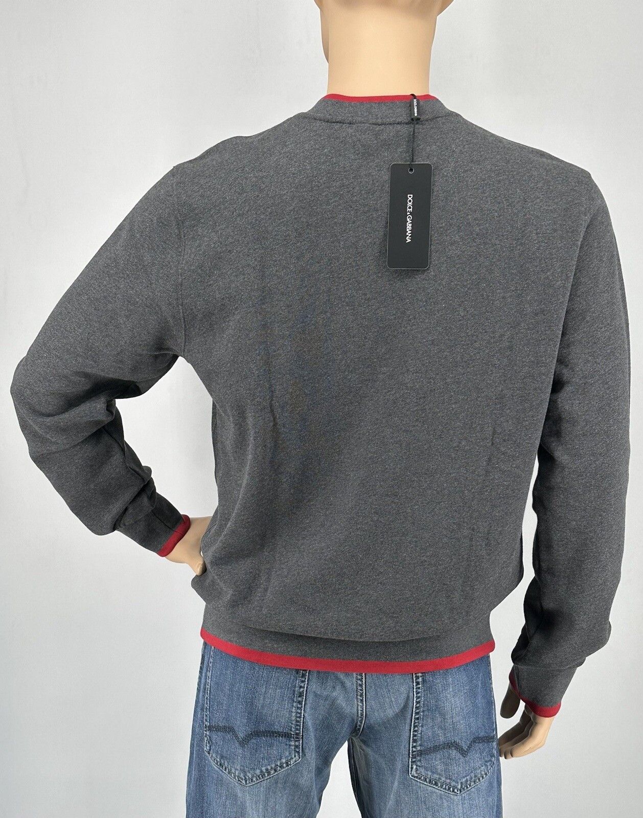 Dolce & Gabbana Size-XL-52/Dolce&Gabbana Men's Sweatshirt Size US L / EU 52-54 / 3 - 2 Thumbnail