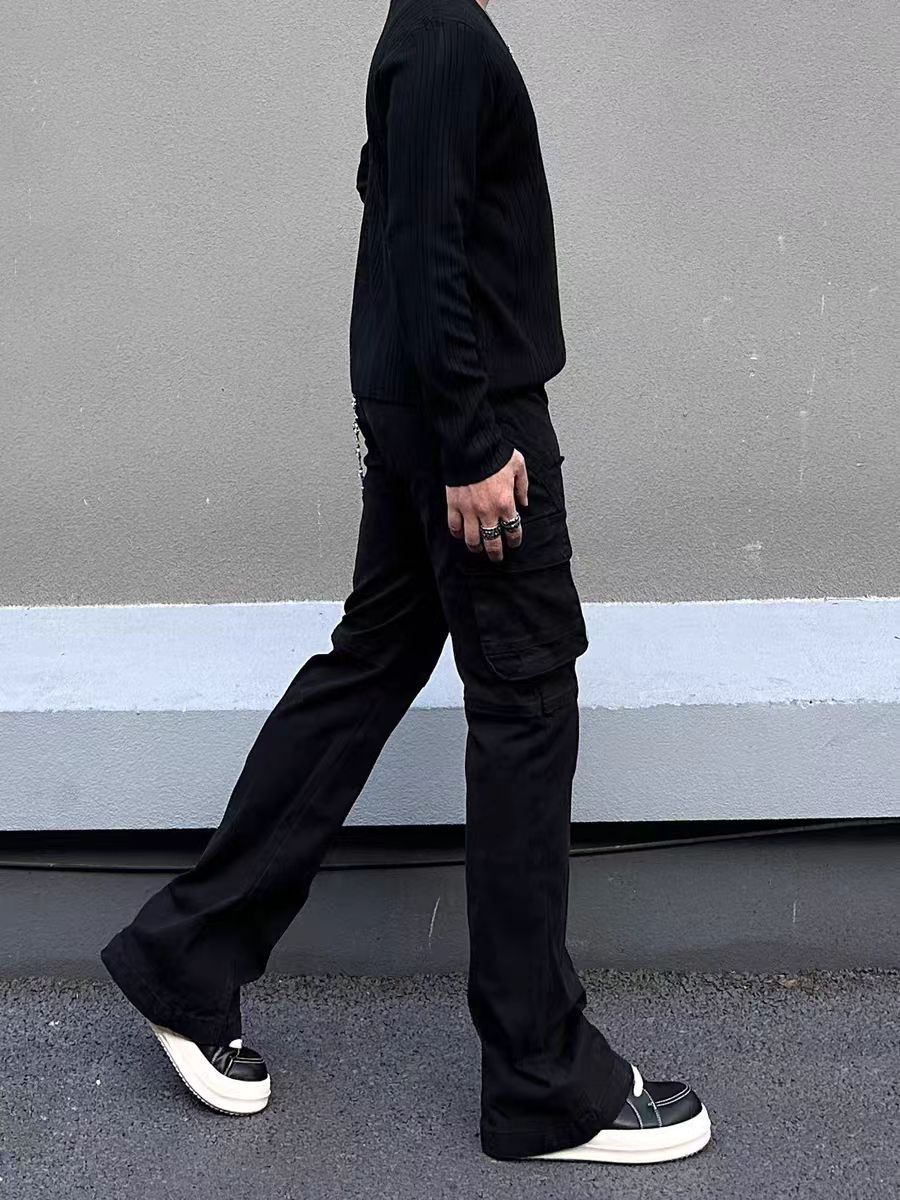 Jean Loose-fitting black pants Size US 34 / EU 50 - 4 Thumbnail