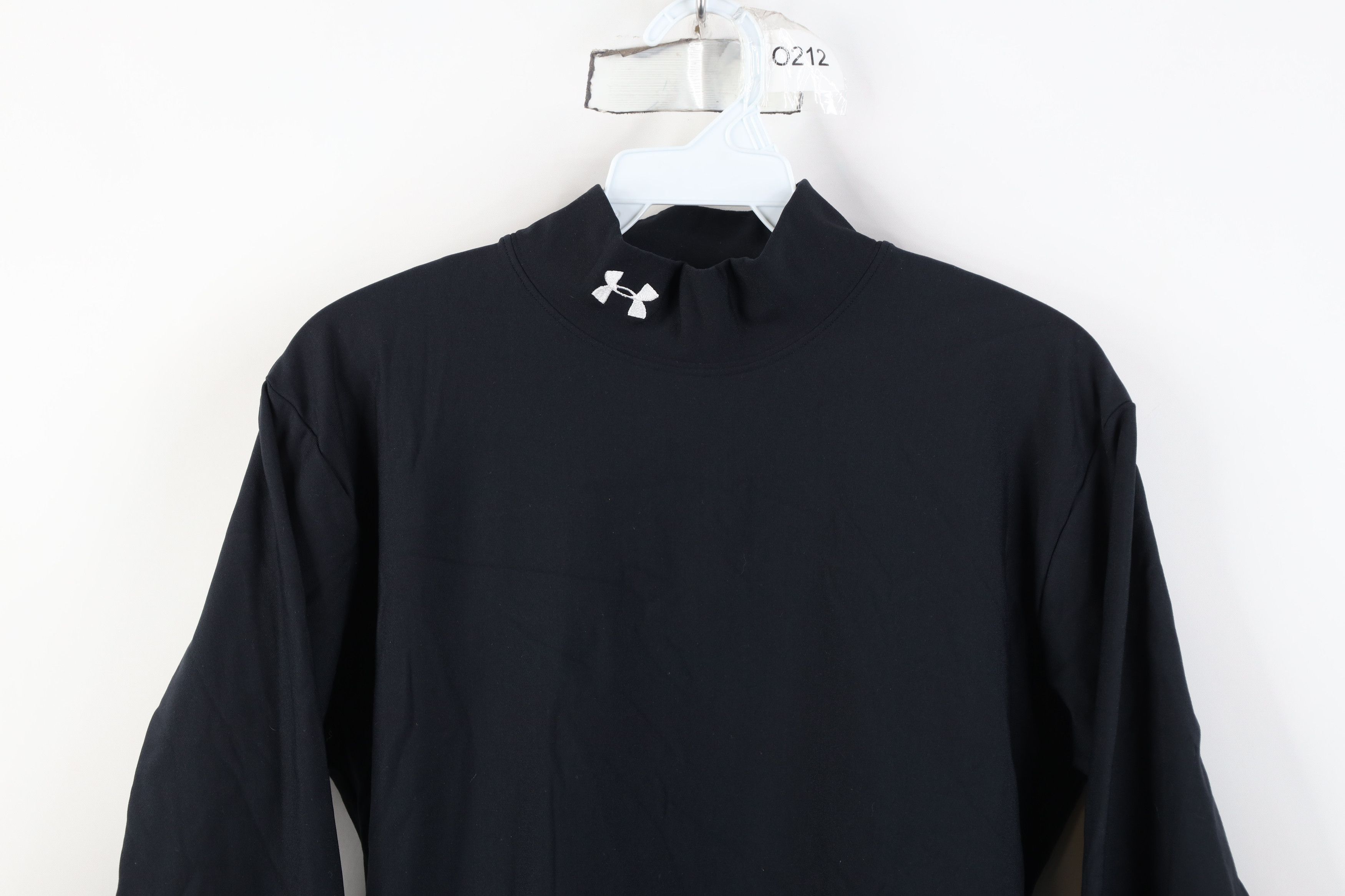 Under Armour Under Armour Compression Mock Neck Long Sleeve T-Shirt Black Size US L / EU 52-54 / 3 - 2 Thumbnail