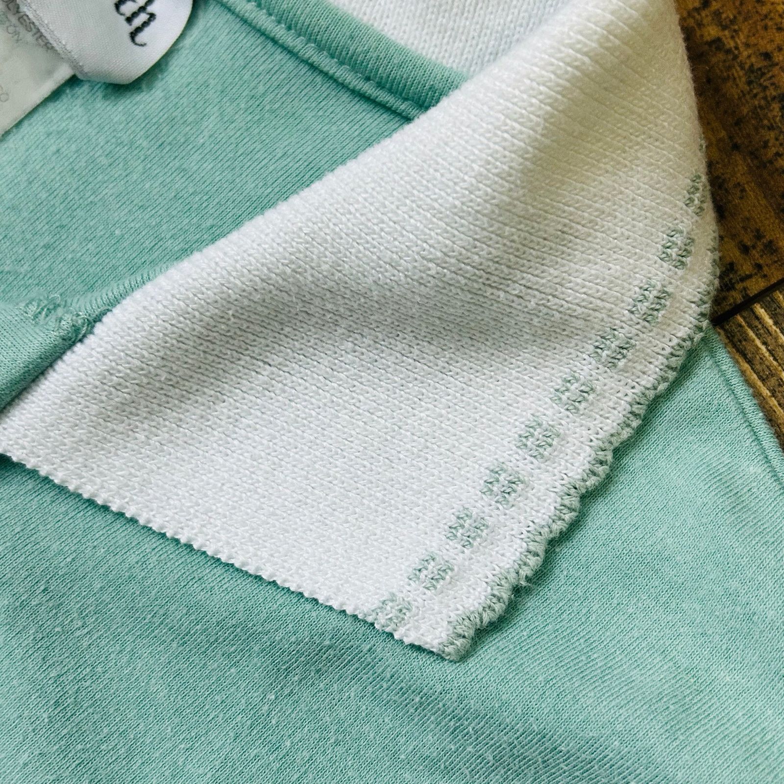 Vintage Vintage Coastal Polo Knit Shirt Collared Green Palmtrees XS Size XS / US 0-2 / IT 36-38 - 3 Thumbnail