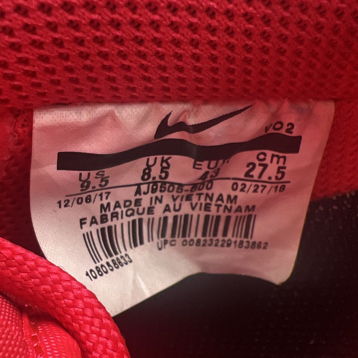 Nike Air Force 1 siren red Size US 9.5 / EU 42-43 - 8 Thumbnail