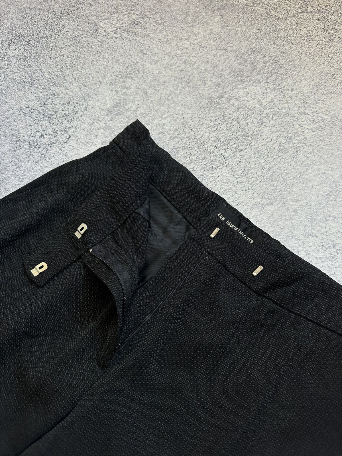 Ann Demeulemeester Ann Demeulemeester Archive Women’s Fluid Wool Pants 38 Size 26" / US 2 / IT 38 - 4 Thumbnail