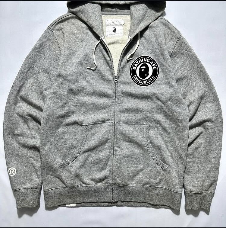 Bape × CHOCOOLATE Bape x Chocolate Ape Head Busy Works Zip Up Hoodie Size US XL / EU 56 / 4 - 4 Thumbnail