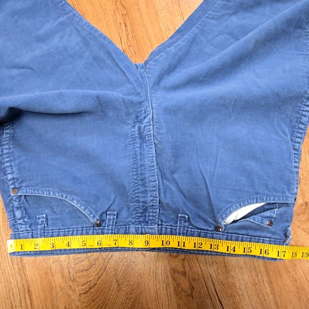 Vintage Vintage Dakota Corduroy Pants Blue Straight Leg W36 70s Size US 36 / EU 52 - 13 Thumbnail