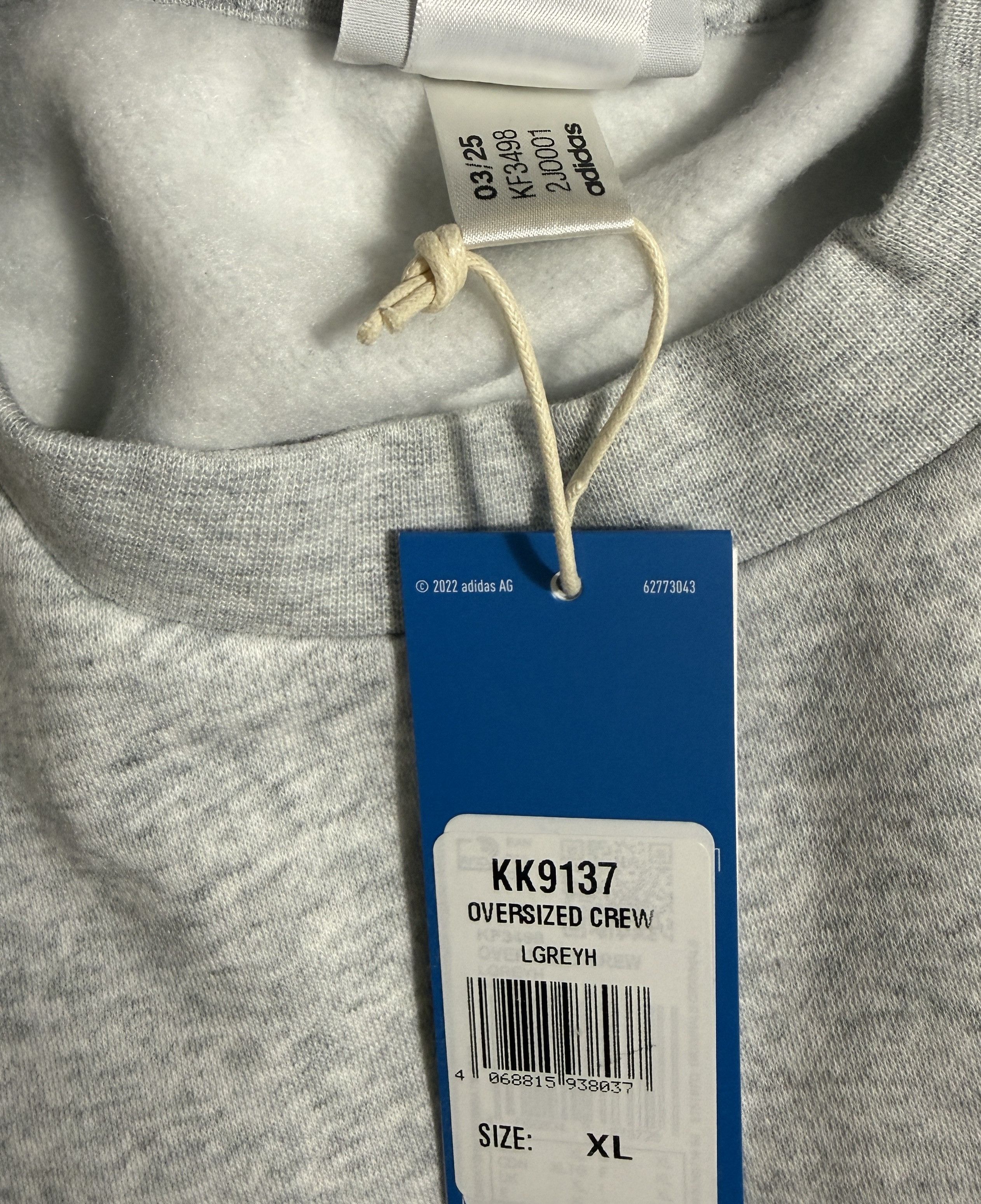 Adidas ADIDAS X OASIS TOUR OVERSIZED CREW SWEATSHIRT KK9137 XL Size US XL / EU 56 / 4 - 4 Thumbnail
