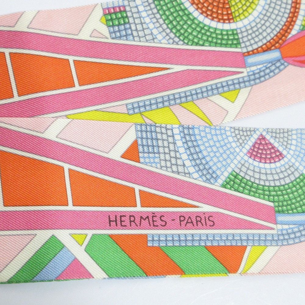 Hermes Hermes Hermès L'art indien des plaines Twilly Scarf Textile Scarf DUTY FREE for USA Size ONE SIZE - 1 Thumbnail