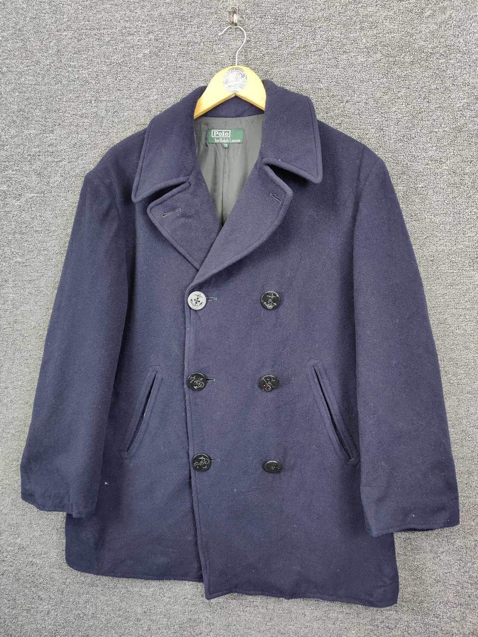 Polo Ralph Lauren Vintage Polo Ralph Lauren Wool Double Breasted Coat Size US M / EU 48-50 / 2 - 2 Thumbnail