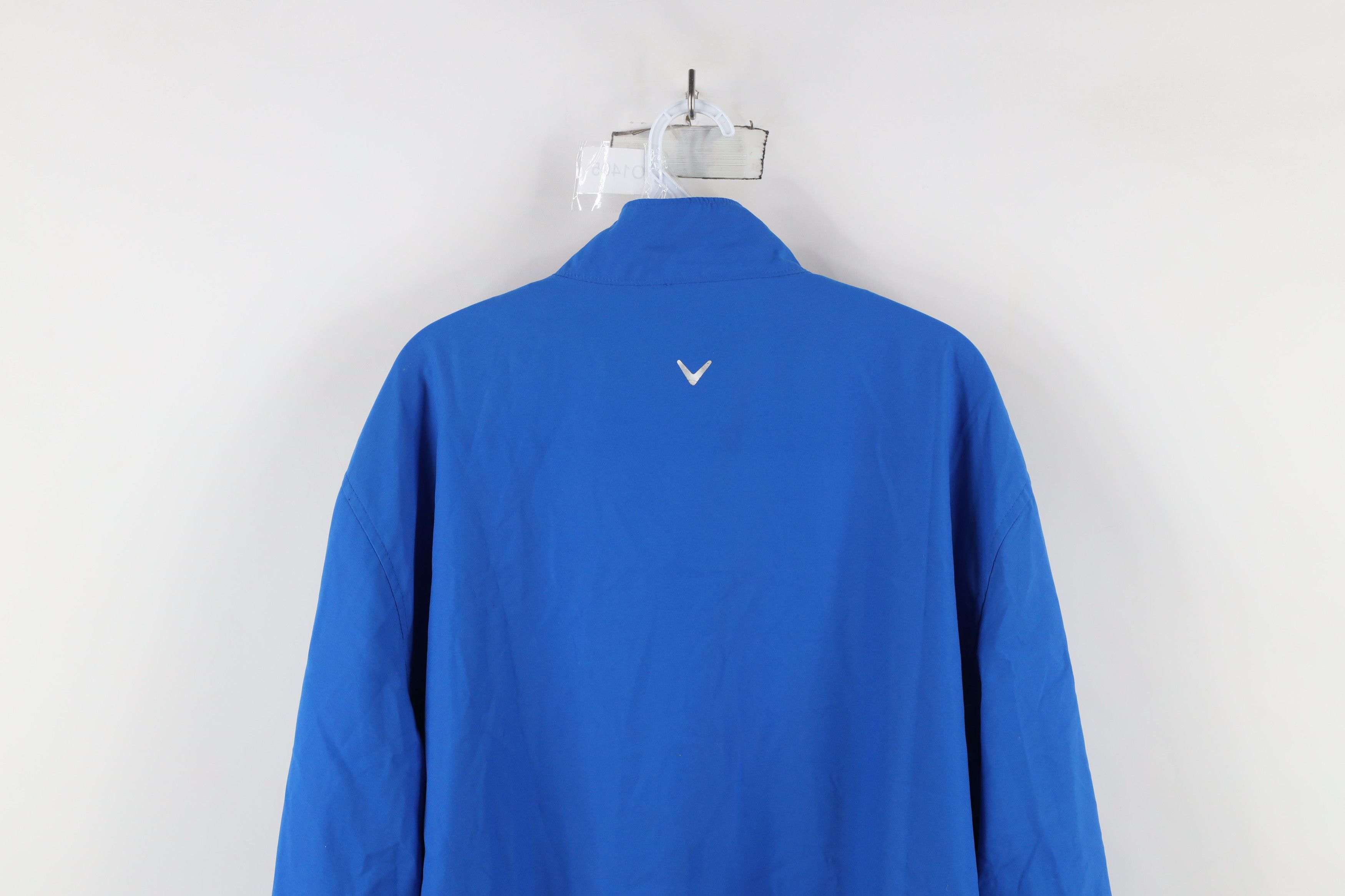 Vintage Callaway Golf Downs CC Half Zip Pullover Jacket Royal Blue Size US XXL / EU 58 / 5 - 14 Thumbnail