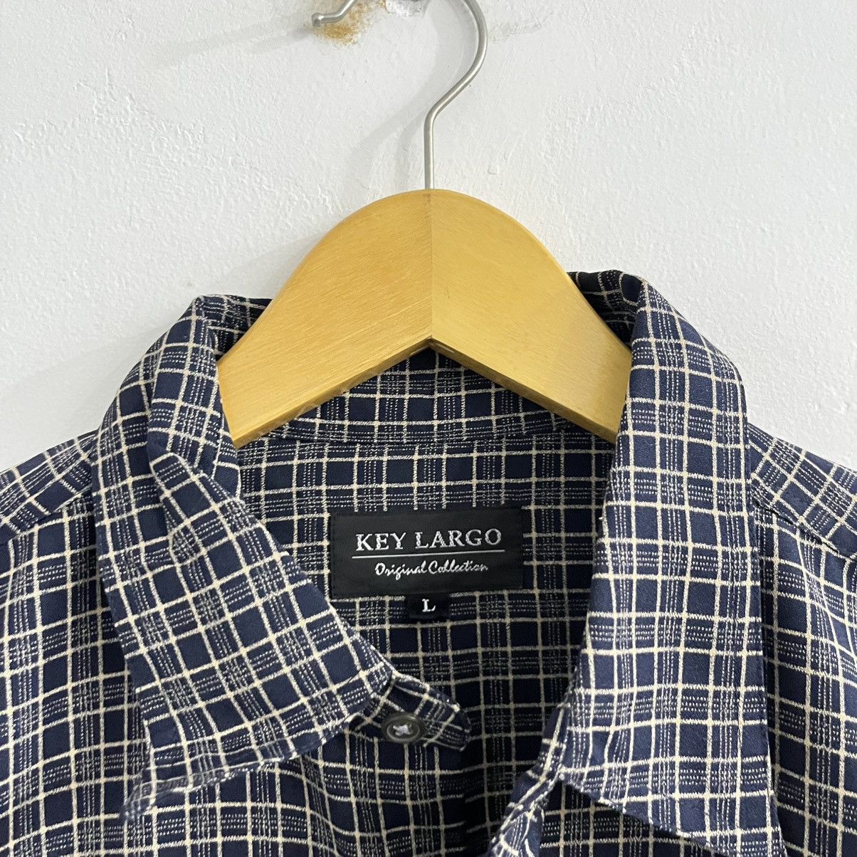 Japanese Brand Key Largo Ls Button Up Shirt Size US L / EU 52-54 / 3 - 4 Thumbnail