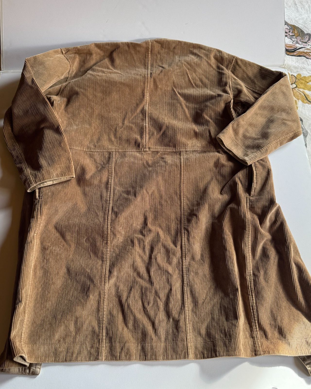 N.Hoolywood N. Hoolywood Tan Corduroy Long Coat Size US M / EU 48-50 / 2 - 8 Thumbnail