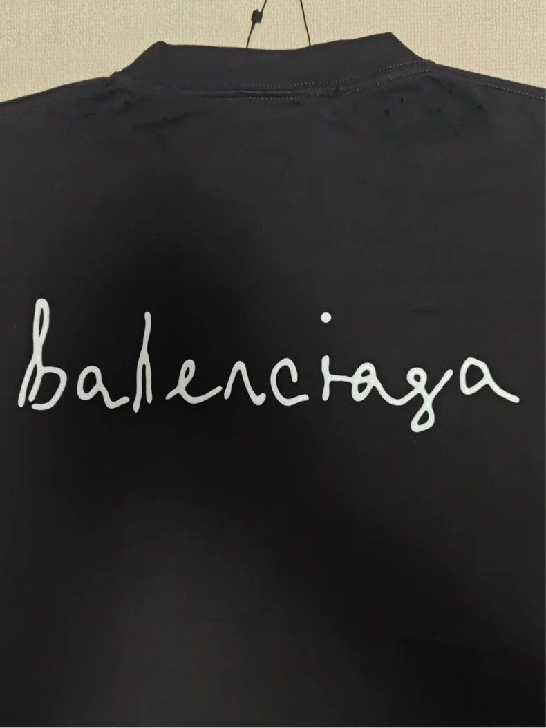 Balenciaga Balenciaga Balenciaga Heart Embossed Short Sleeve Tee-2506 Size US L / EU 52-54 / 3 - 4 Thumbnail