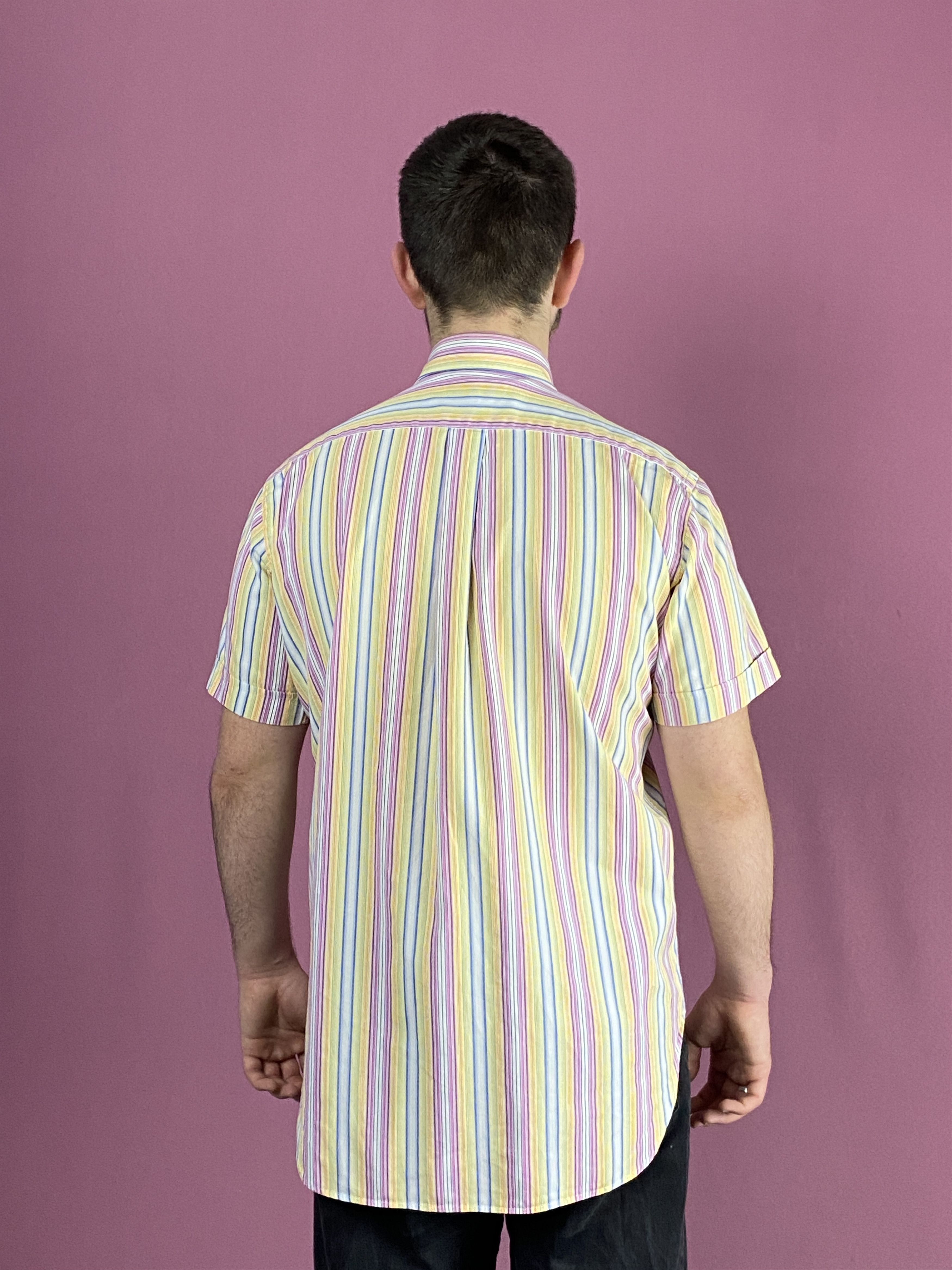 Etro Etro Vintage Men's Spriped Short Sleeve Shirt - M Size US M / EU 48-50 / 2 - 3 Thumbnail