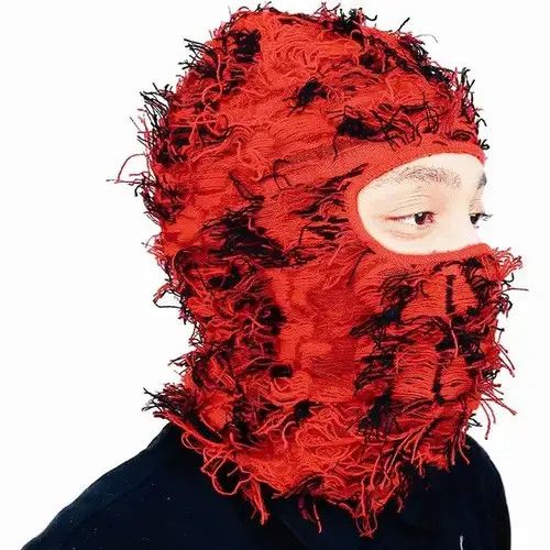 Other Unisex Y2K Knit Hat Face Mask Size ONE SIZE - 4 Thumbnail