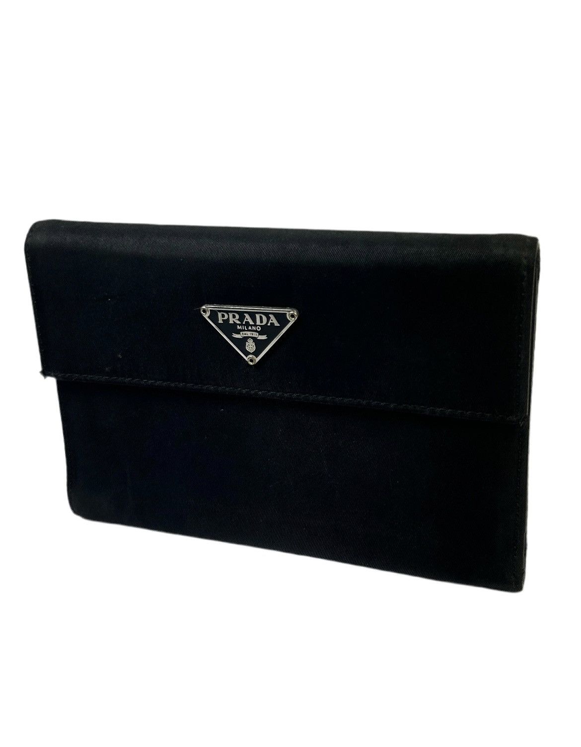 Prada Prada Tessuto Nero Nylon Trifold Wallet Size ONE SIZE - 1 Thumbnail