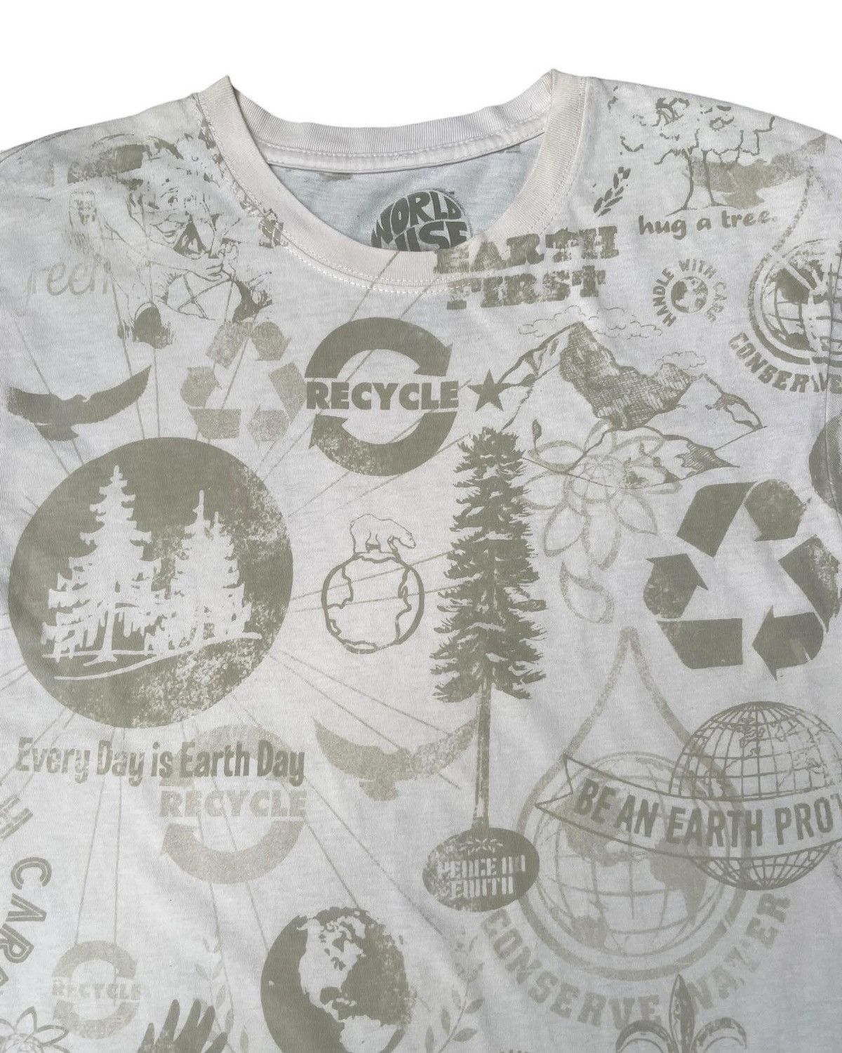 Other AOP World Wise Save The Planet Tshirt Size US S / EU 44-46 / 1 - 3 Thumbnail