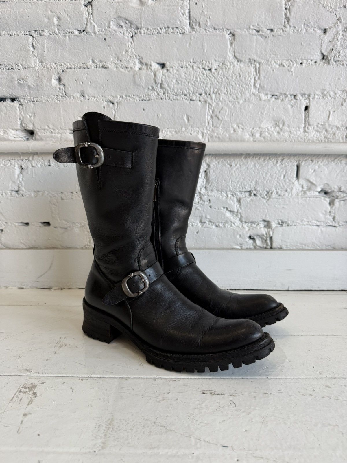 Chrome Hearts CHROME HEARTS ENGINEER POINTED TOE BOOT Size US 8 / EU 41 - 1 Thumbnail