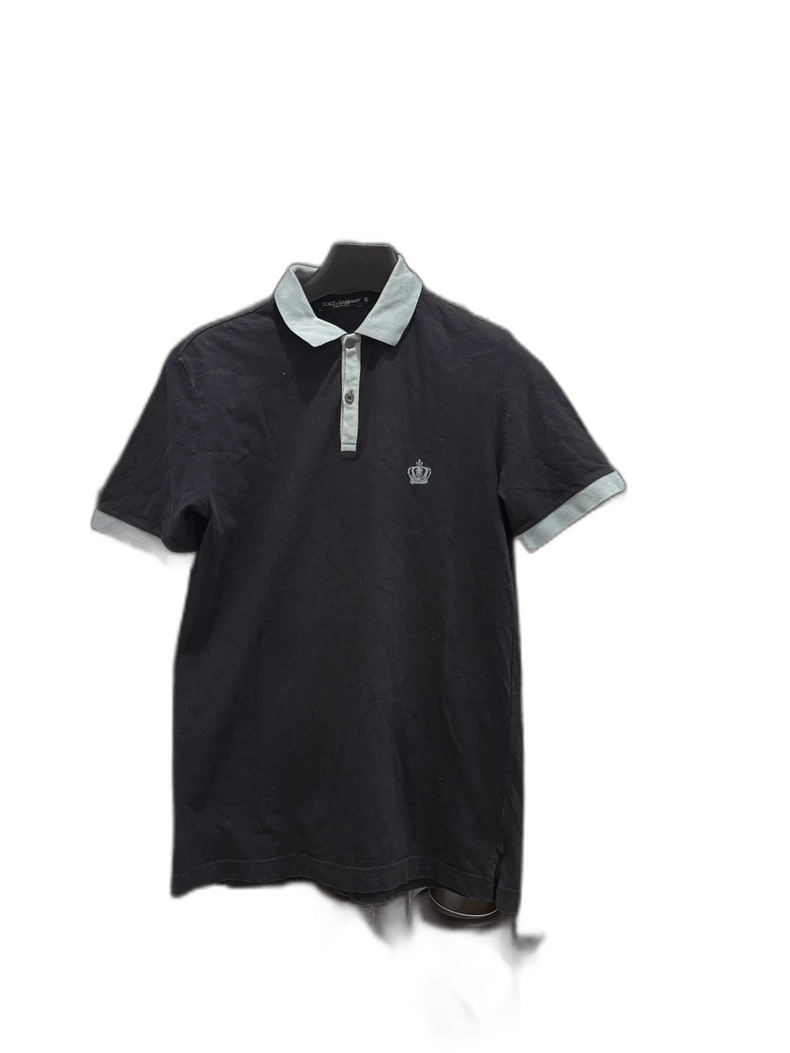 Dolce & Gabbana DG Short Sleeve Polo with Faded Collar Size US L / EU 52-54 / 3 - 1 Thumbnail