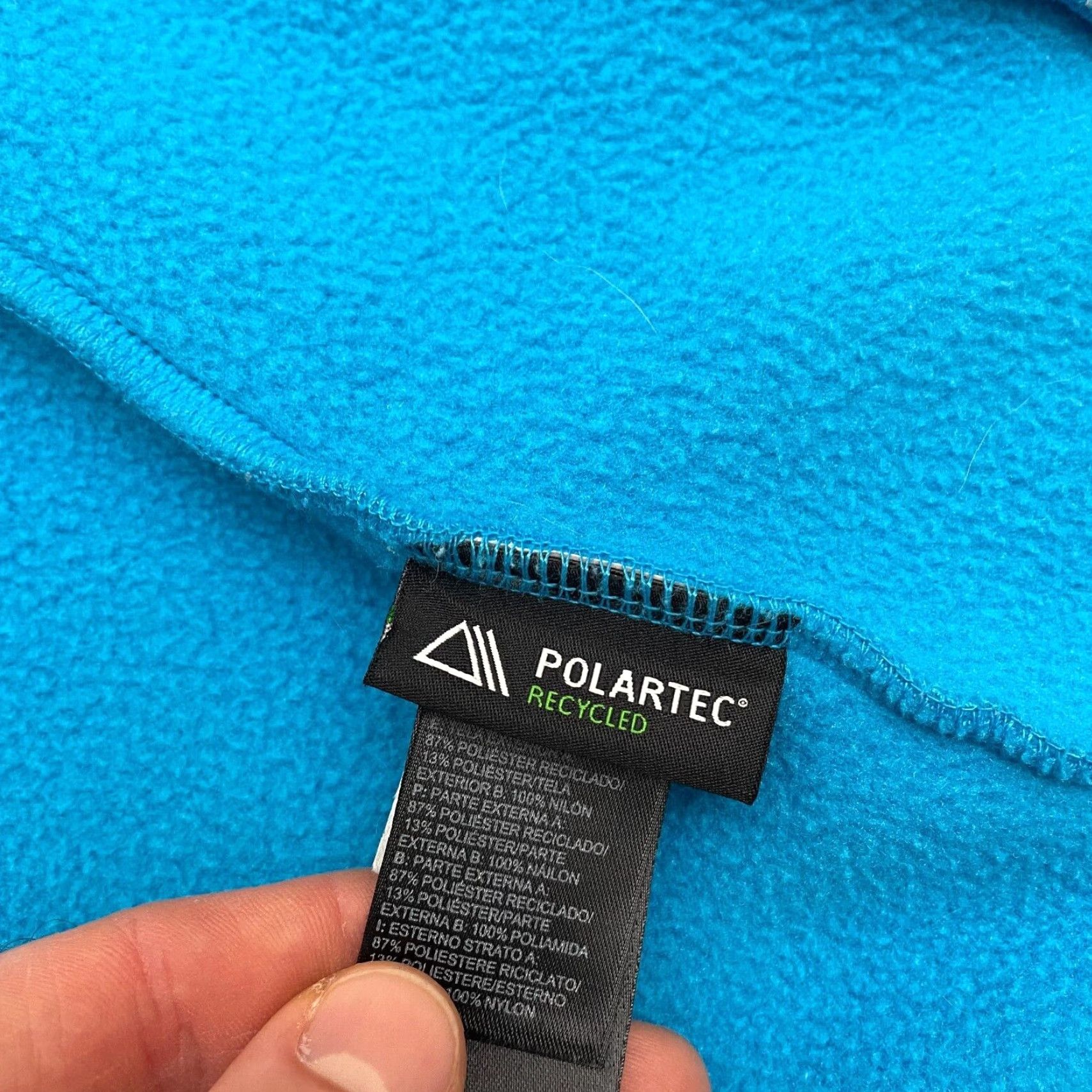 The North Face The North Face Denali Polartec Fleece Jacket Large Blue Full Zip Pocket Womens Size L / US 10 / IT 46 - 6 Thumbnail