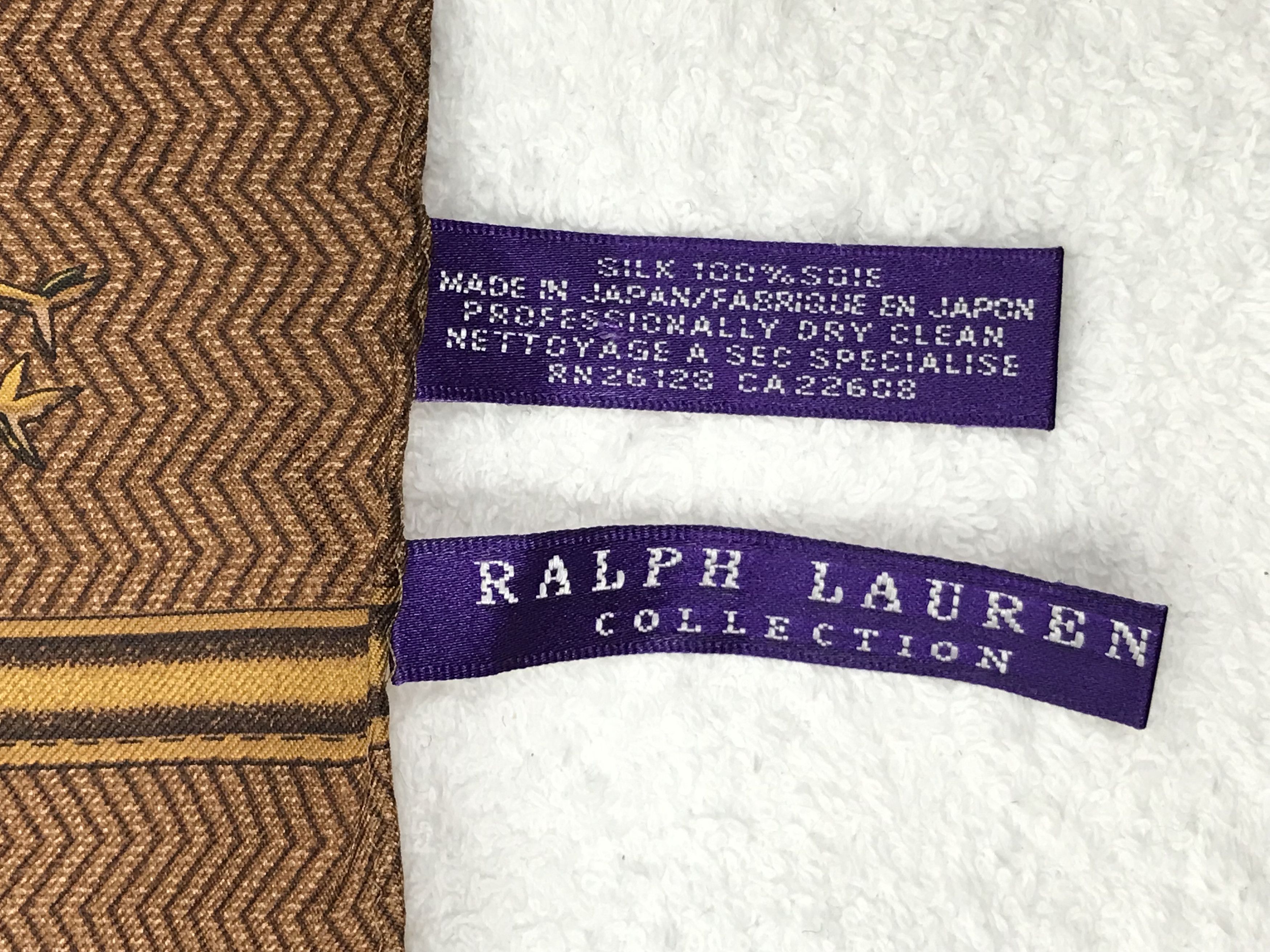 Ralph Lauren RL609 Vintage Ralph Lauren Silk Scarf Shawl Designer Scarf Size ONE SIZE - 5 Thumbnail