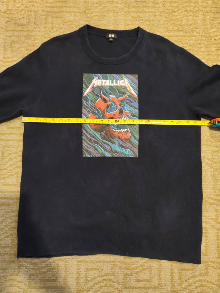 Band Tees × Metallica × Uniqlo Uniqlo x Metallica 'horned skulled' sweatshirt Size US XL / EU 56 / 4 - 5 Thumbnail