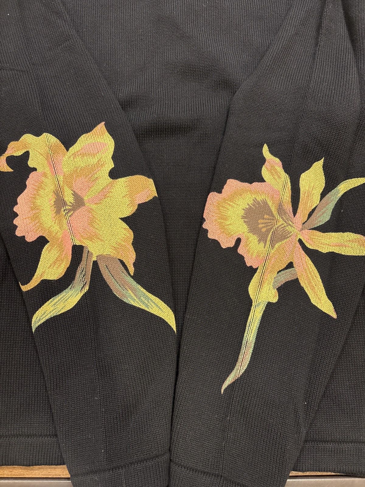 Stussy Stüssy Flower Sleeve Knit Sweater Size US XXL / EU 58 / 5 - 3 Thumbnail