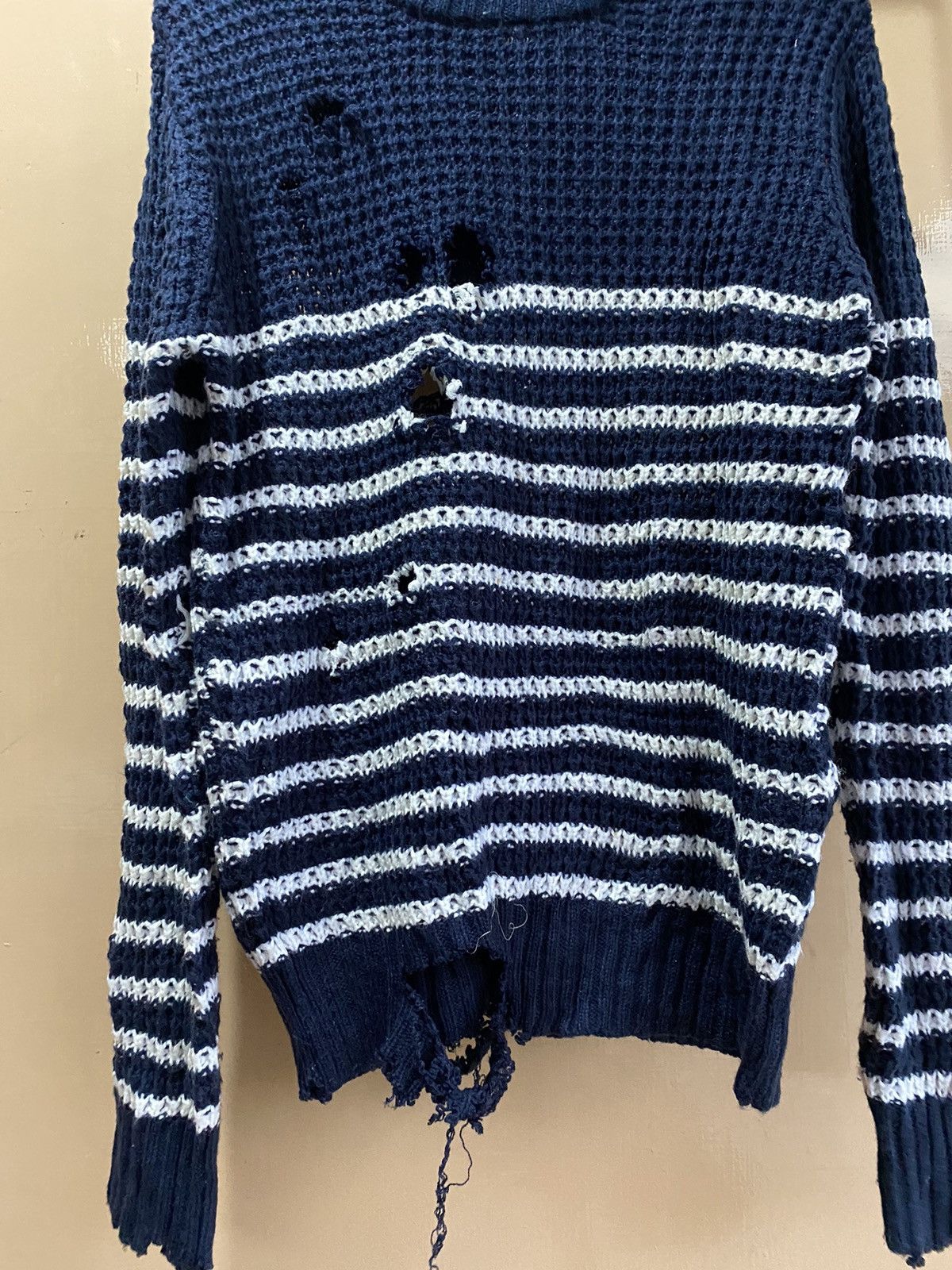 Hysteric Glamour × Japanese Brand × PPFM Hvc-Japanese Destroyed Grunge Knitted Ifsixwasnine lgb Size US L / EU 52-54 / 3 - 2 Thumbnail