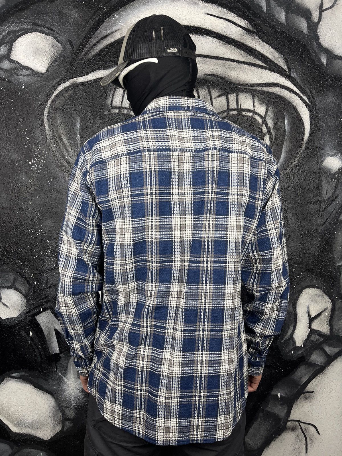 The Stronghold The Stronghold Plaid Knit Overshoot Shirt Men’s Size XL Size US L / EU 52-54 / 3 - 3 Thumbnail