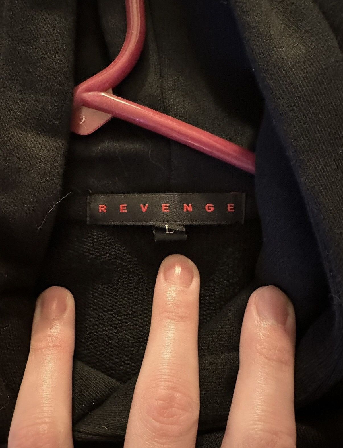 Revenge Revenge mens Rhinestone hoodie Size US L / EU 52-54 / 3 - 2 Thumbnail