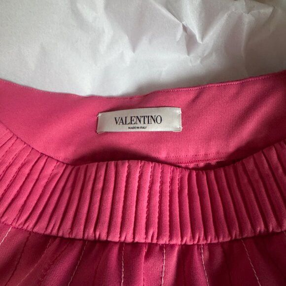 Valentino Valentino Garavani Topstitched jersey mini skirt pink Size 30" / US 8 / IT 44 - 5 Thumbnail