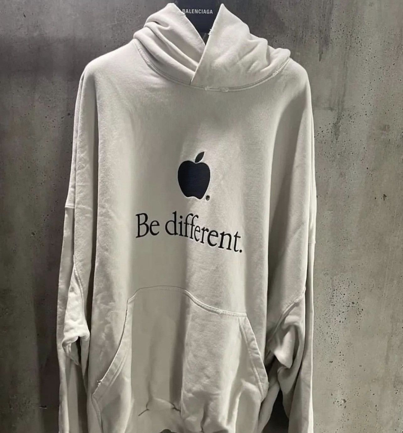 Balenciaga Be Different Hoodie | Grailed
