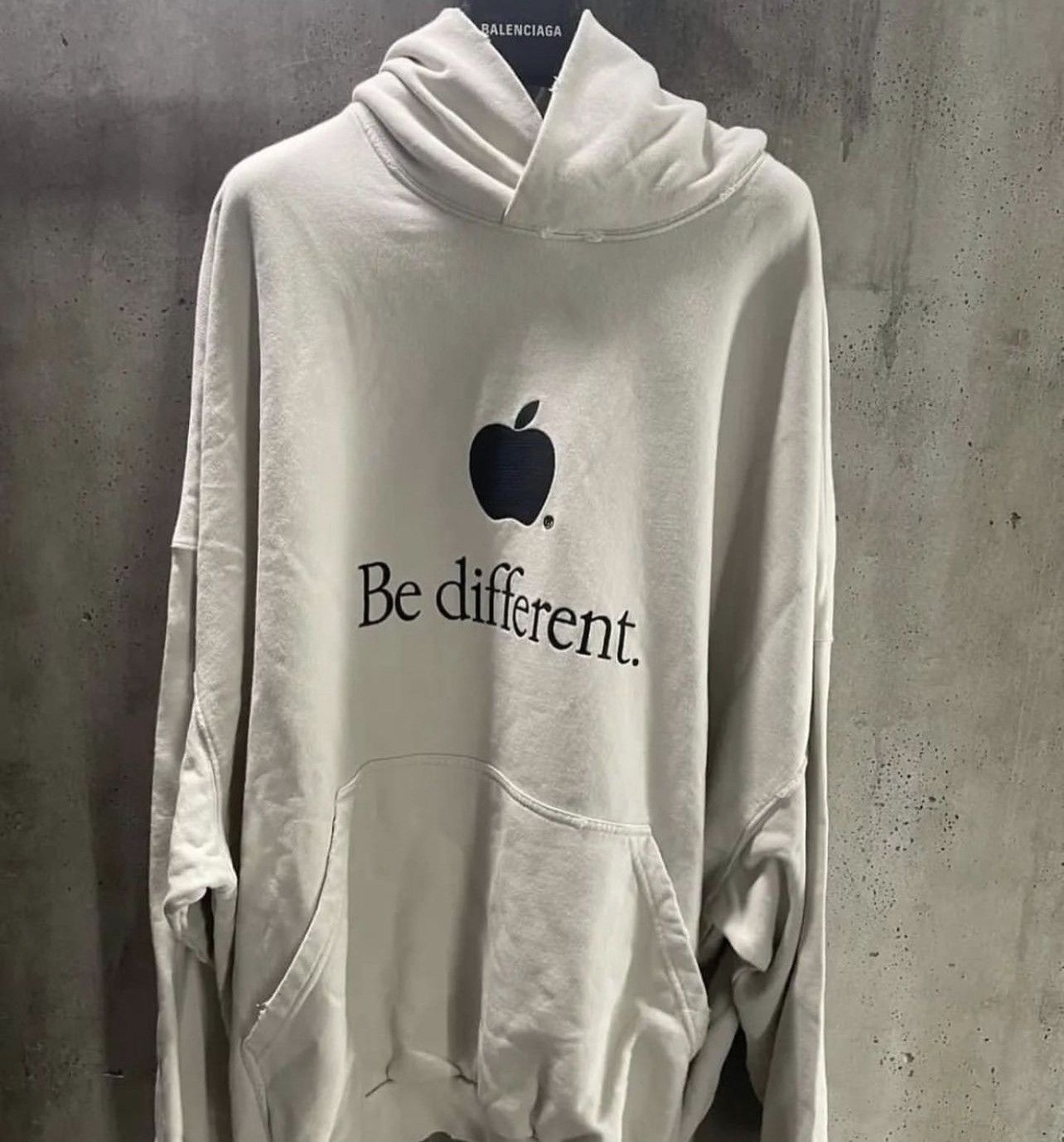 Balenciaga 🍎SIZE 2🍎Balenciaga Be Different Hoodie | Grailed