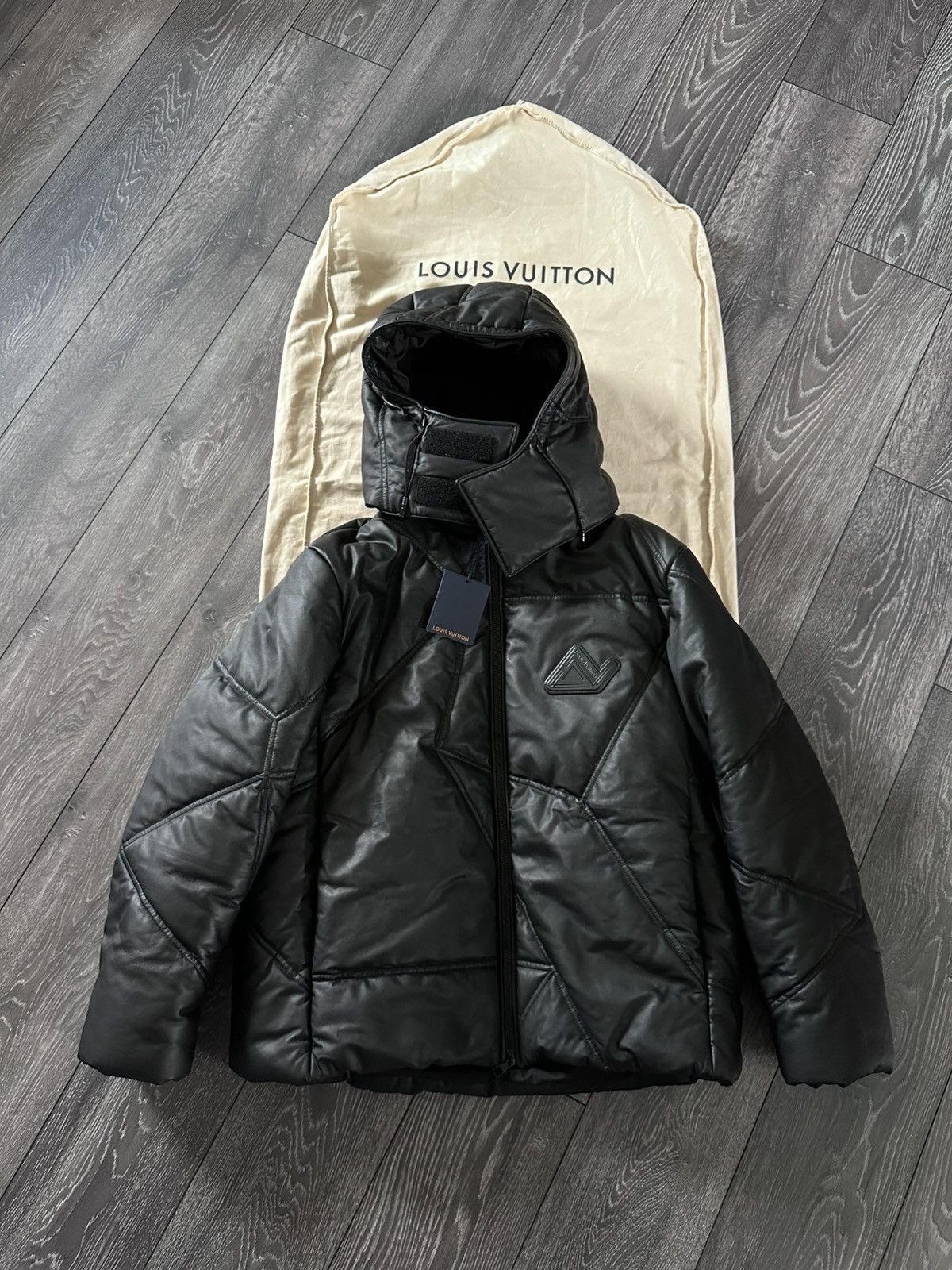 Louis Vuitton louis vuitton leather padded parka jacket ski collection Size US L / EU 52-54 / 3 - 1 Thumbnail