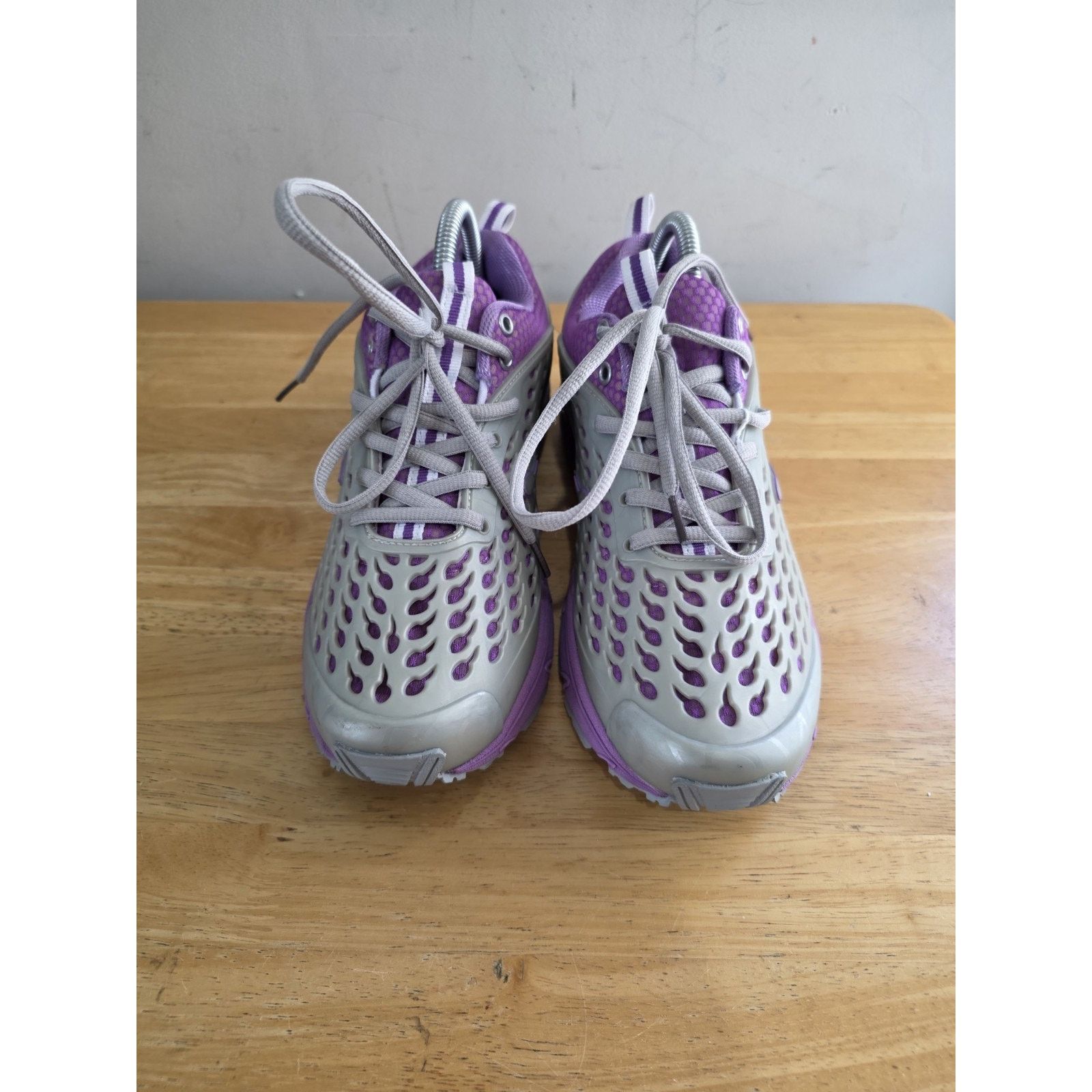 Other Gravity Defyer AIW Purple Gray Shoes Women's Size 8.5 Lace Size US 8.5 / IT 38.5 - 3 Thumbnail