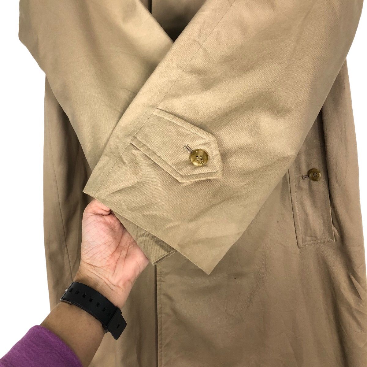 Burberry 🔥Vintage Long Jacket Burberry Made in England Nova Check Size US M / EU 48-50 / 2 - 14 Thumbnail