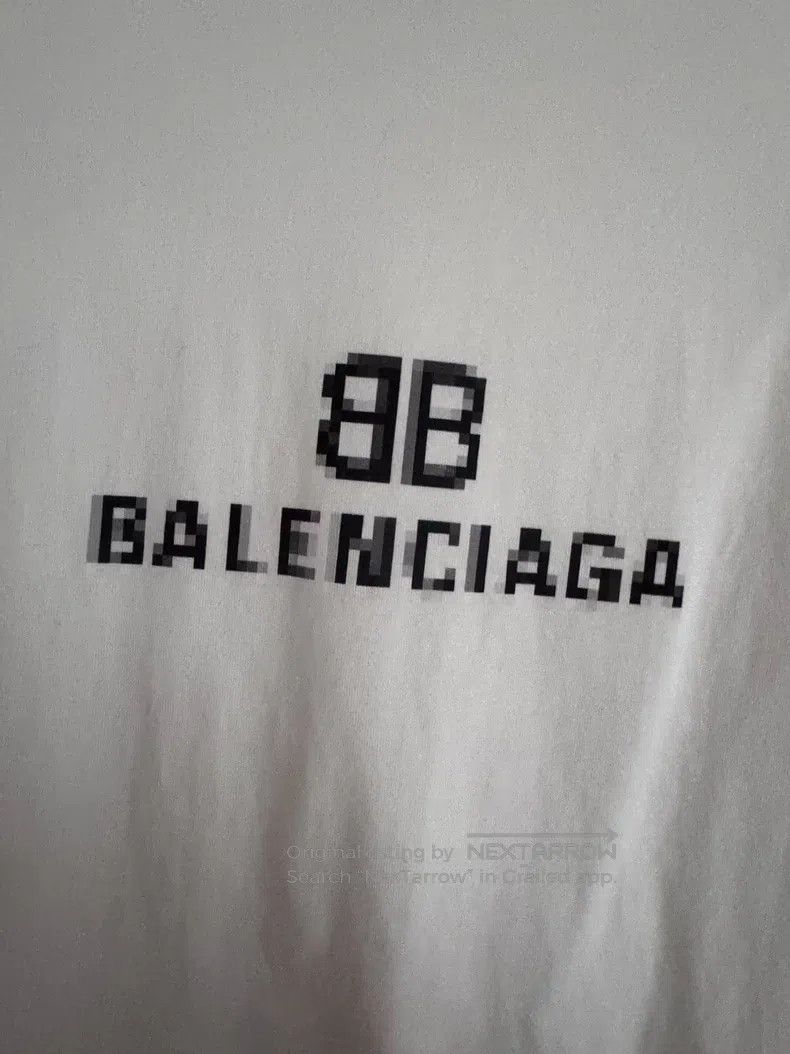 Balenciaga Balenciaga Blurred Short Sleeve Size US L / EU 52-54 / 3 - 3 Thumbnail