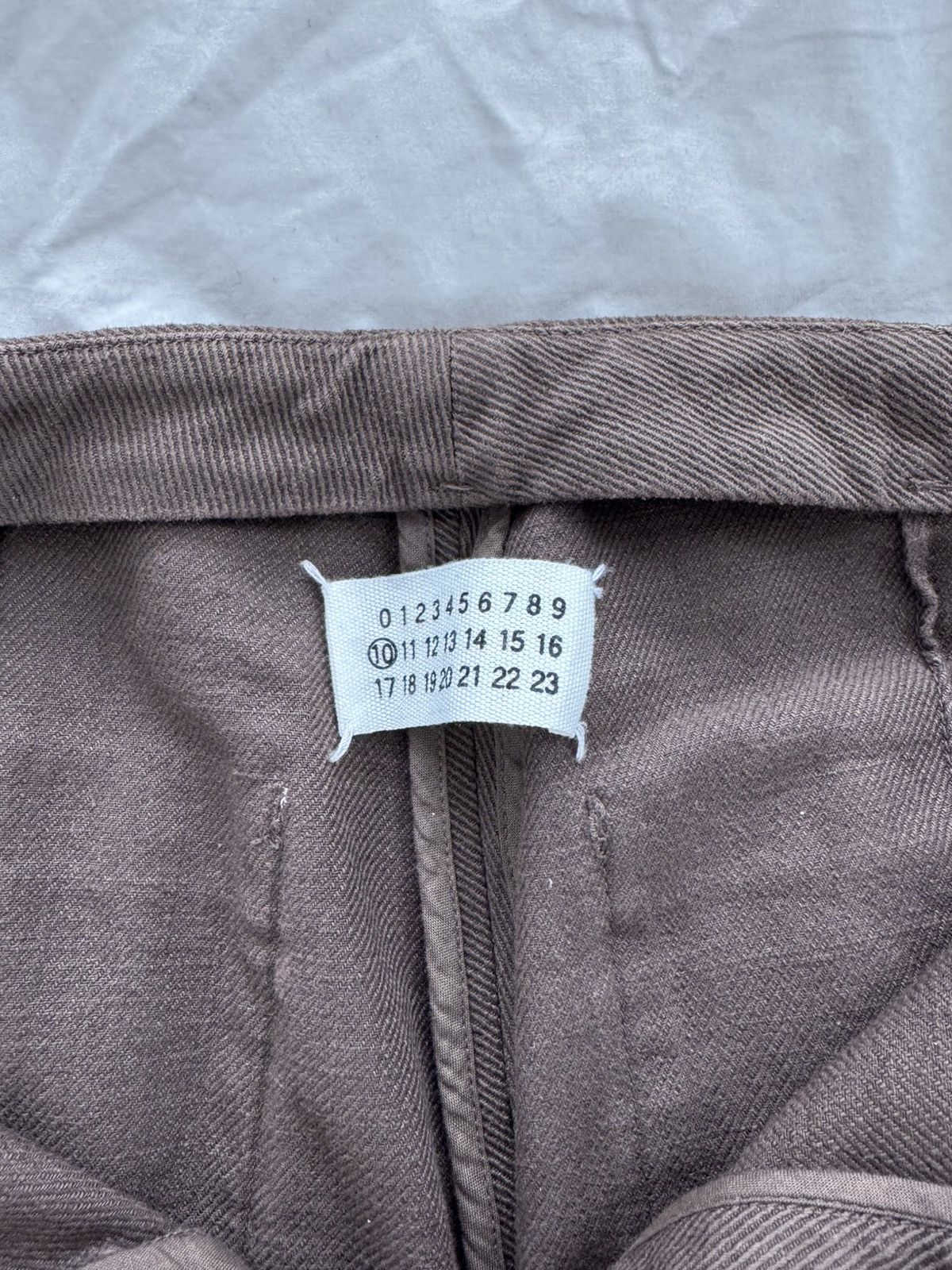 Maison Margiela Maison Margiela Brown Cotton Pants Size US 30 / EU 46 - 3 Thumbnail