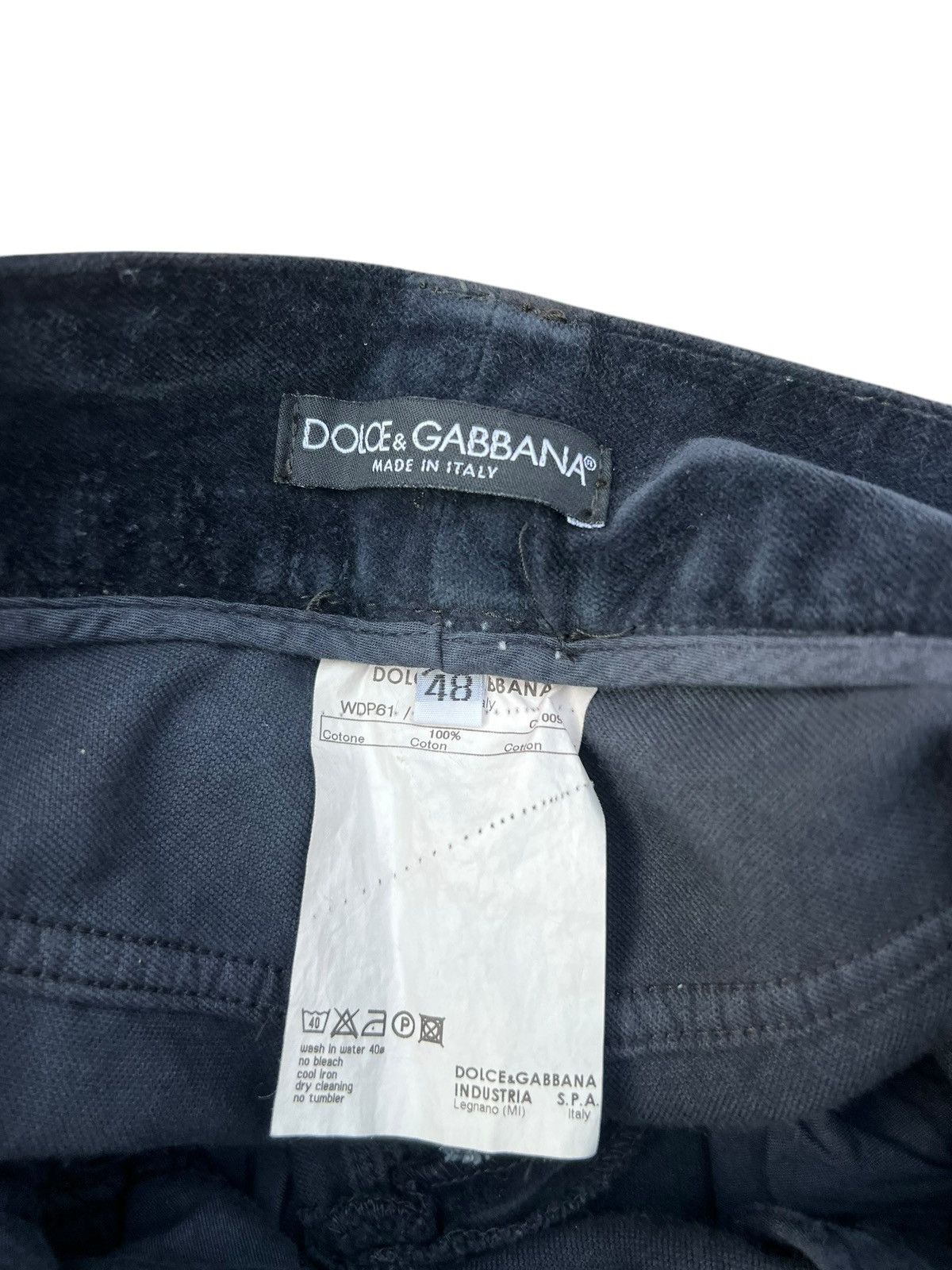 Dolce & Gabbana Dolce & Gabbana Italy Side Striped Velvet Trouser Pant Size US 30 / EU 46 - 19 Thumbnail