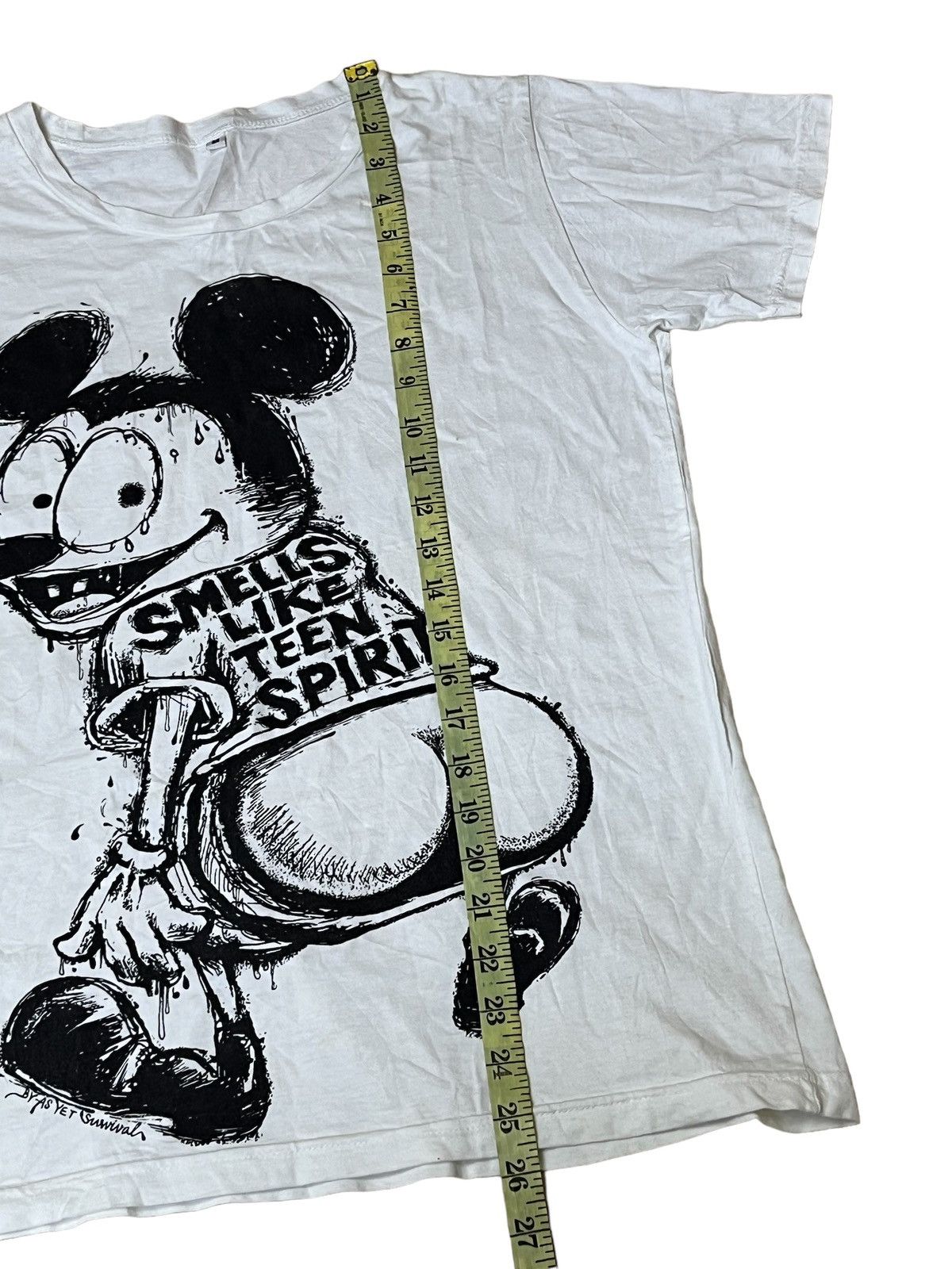 Band Tees MICKEY MOUSE NIRVANA SMELLS LIKE TEEN SPIRIT PARODY T SHIRT Size US S / EU 44-46 / 1 - 7 Thumbnail